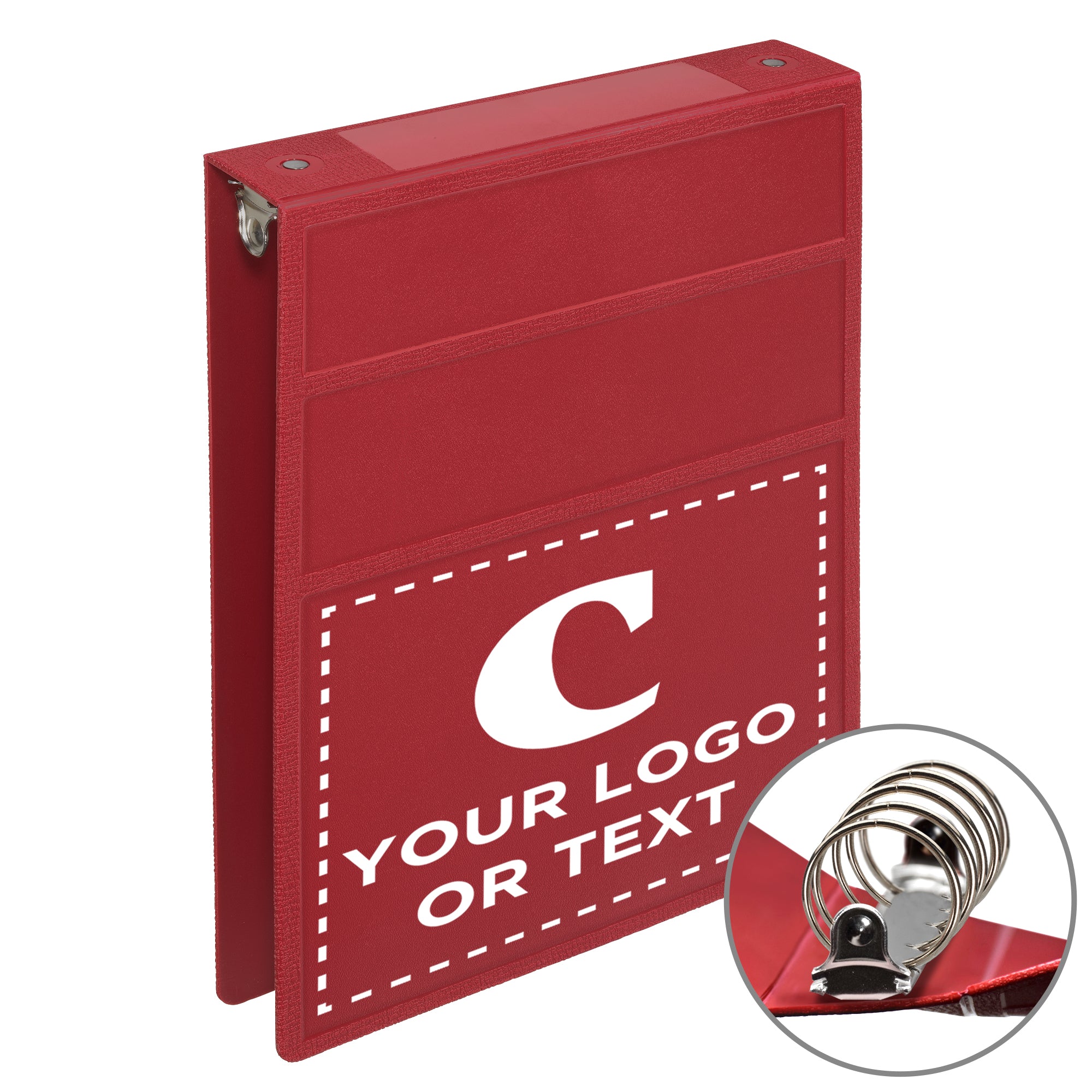 Custom 1.5-Inch Binder with Logo – Heavy Duty Top-Opening