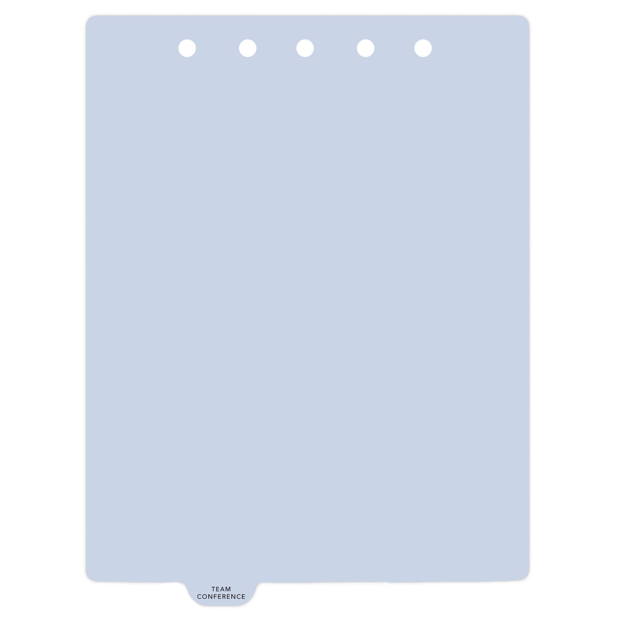 Heavy Duty Plastic Medical Chart Divider Tabs, Bottom Tab, 1/9 Cut, Tab 3 Position