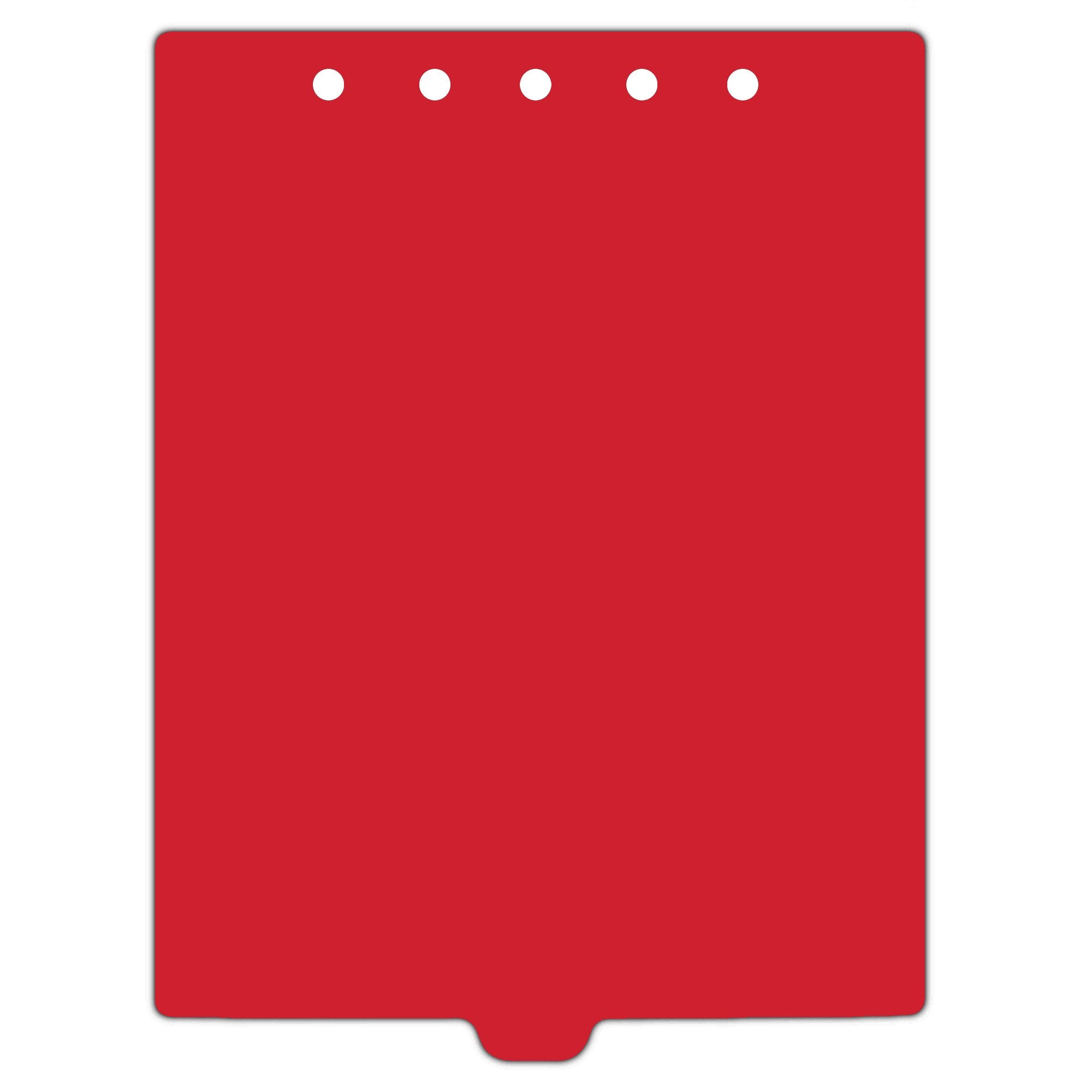 Heavy Duty Blank Plastic Ring Binder Dividers Tabs, Top Tab, 1/9 Cut