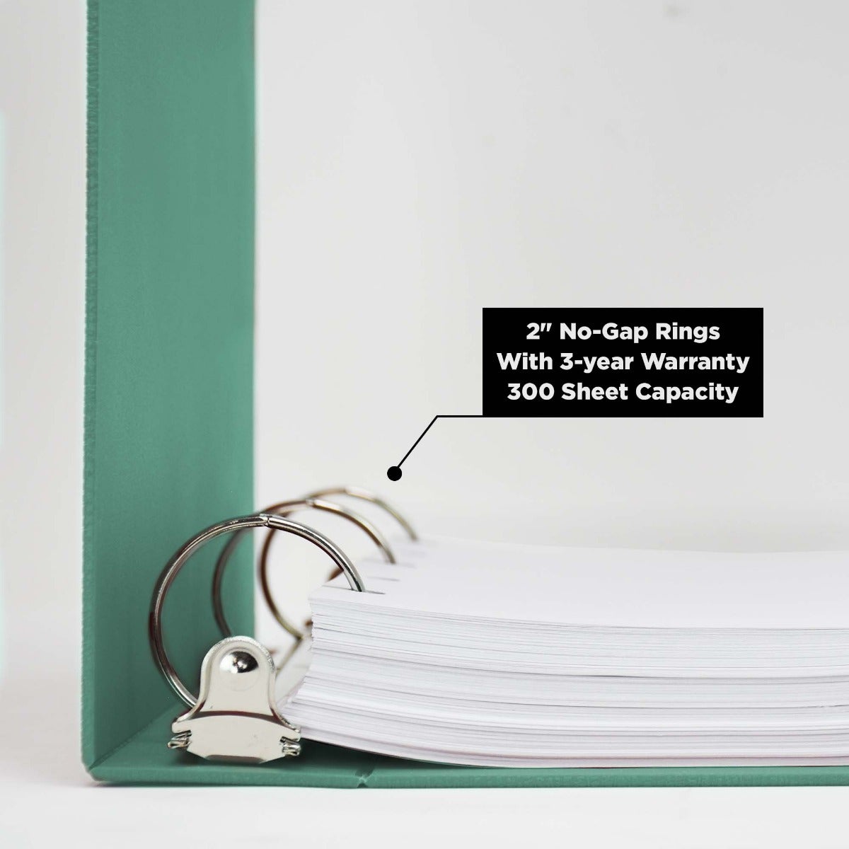 2-Inch Heavy Duty 3-Ring Binder for Medical Charting – Side Opening