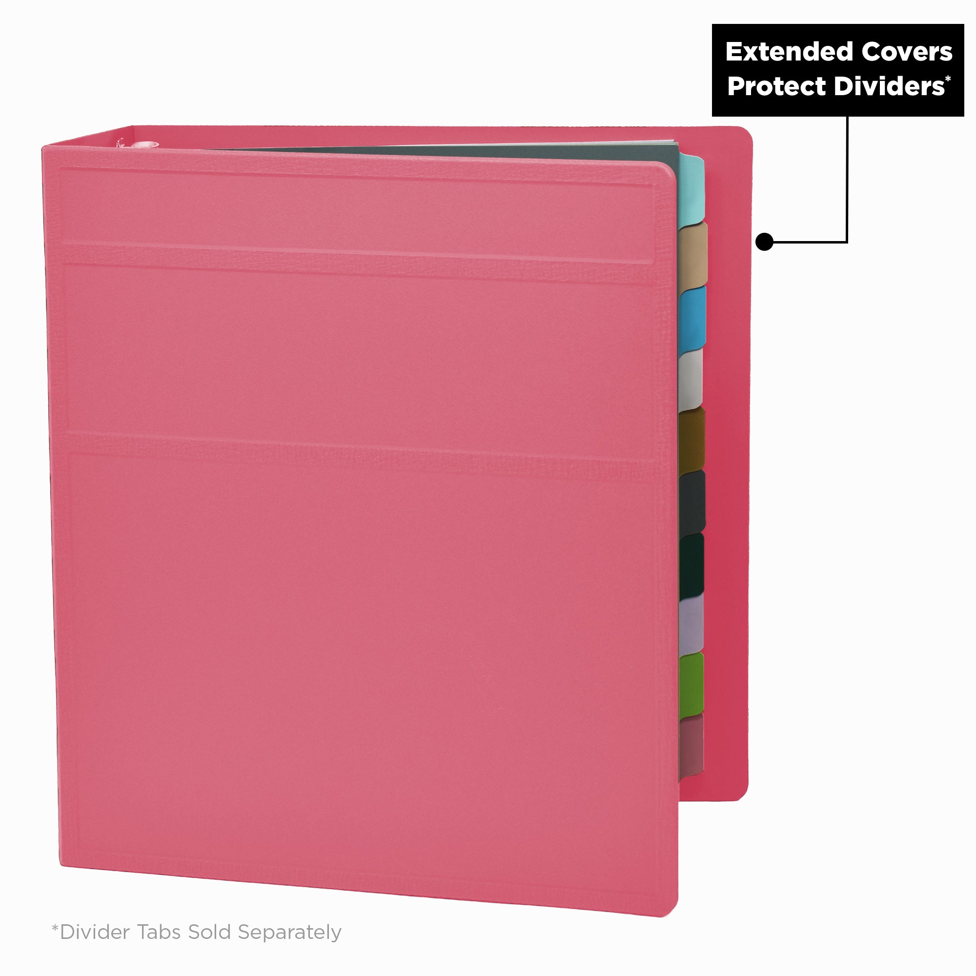2-Inch Heavy Duty 3-Ring Binder for Medical Charting – Side Opening