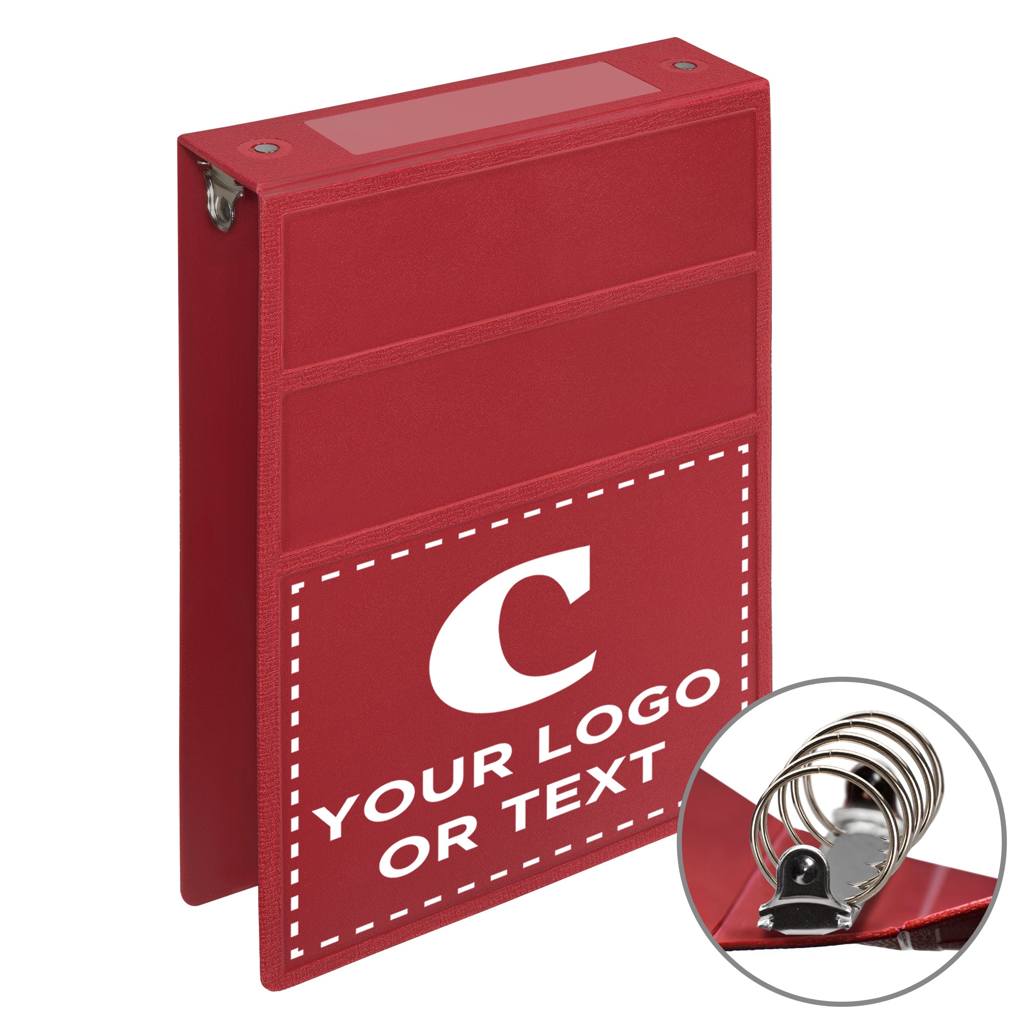 Custom 2-Inch Binder with Logo – Heavy Duty Top-Opening