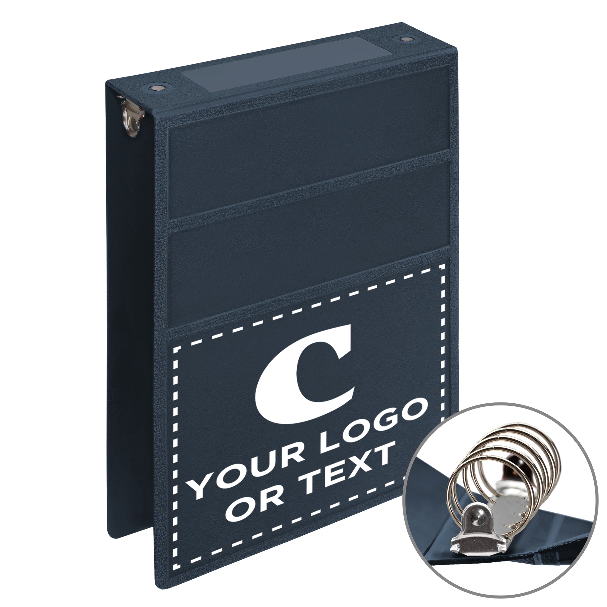 Custom 2-Inch Binder with Logo – Heavy Duty Top-Opening