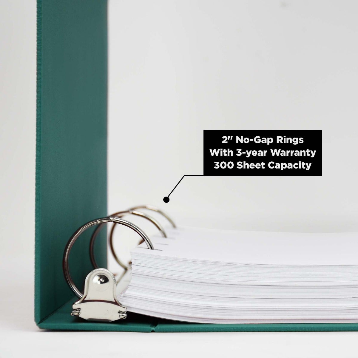 2-Inch Heavy Duty 3-Ring Binder for Medical Charting – Side Opening