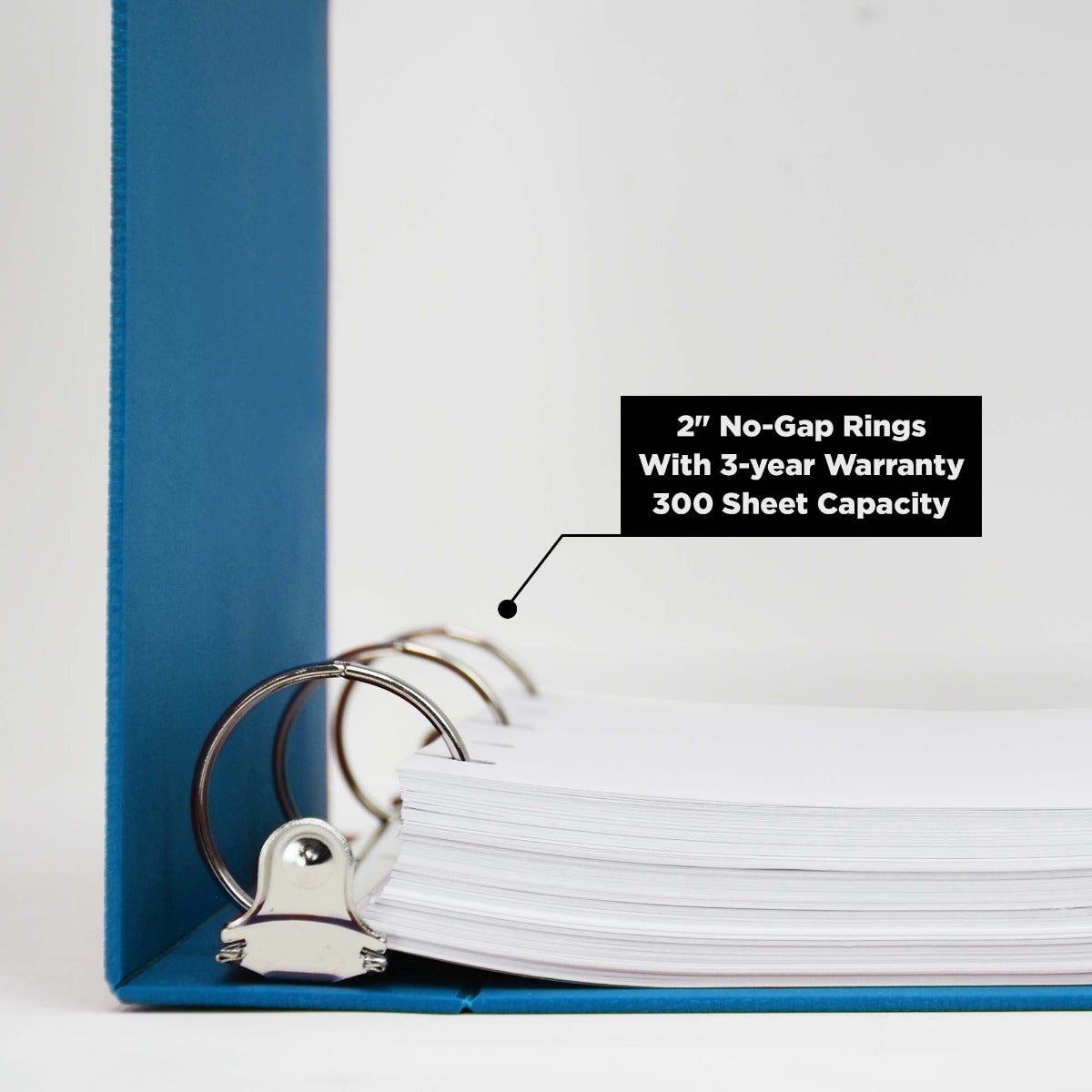 2-Inch Heavy Duty 3-Ring Binder for Medical Charting – Side Opening
