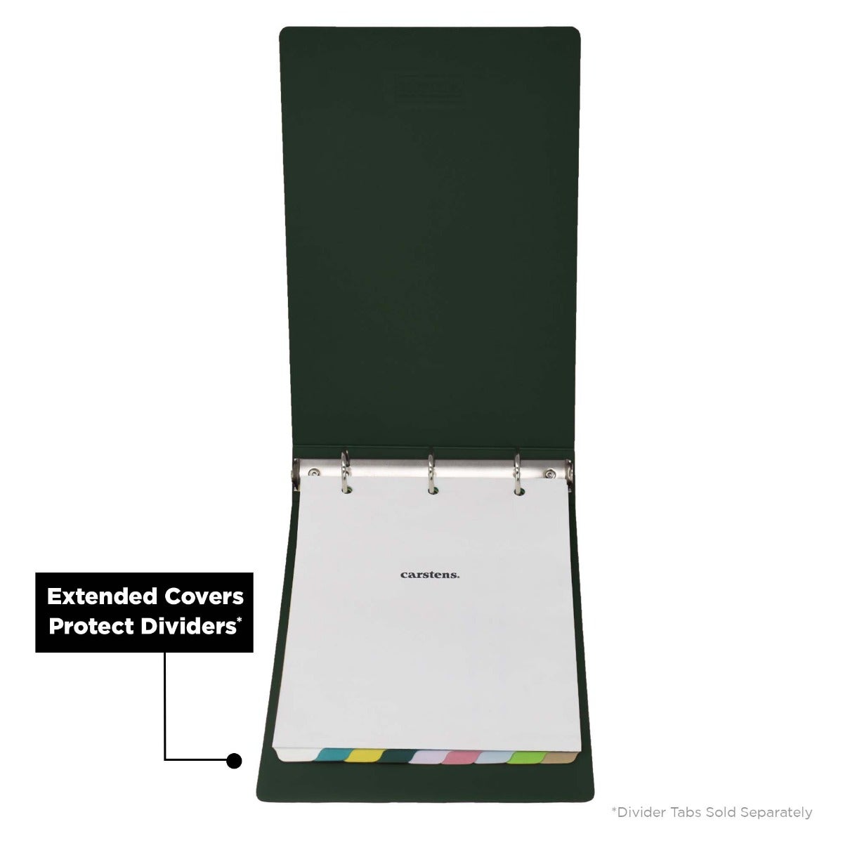 2-Inch Heavy Duty 3-Ring Binder for Medical Charting - Top Opening