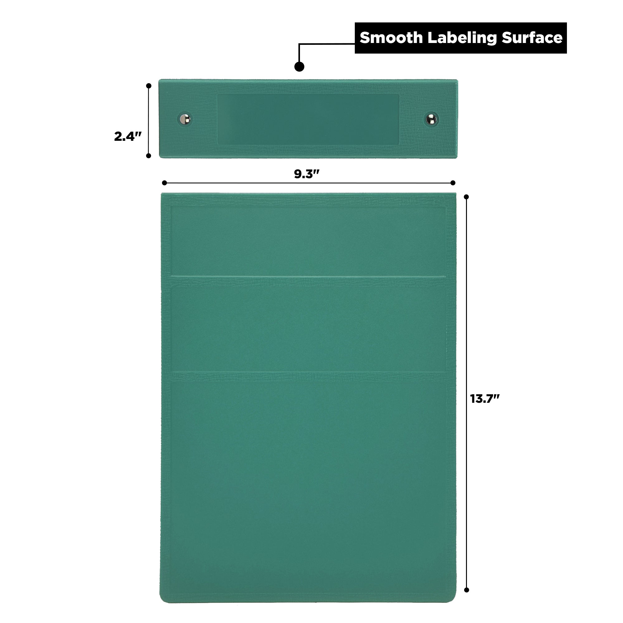 2-Inch Heavy Duty 3-Ring Binder for Medical Charting - Top Opening