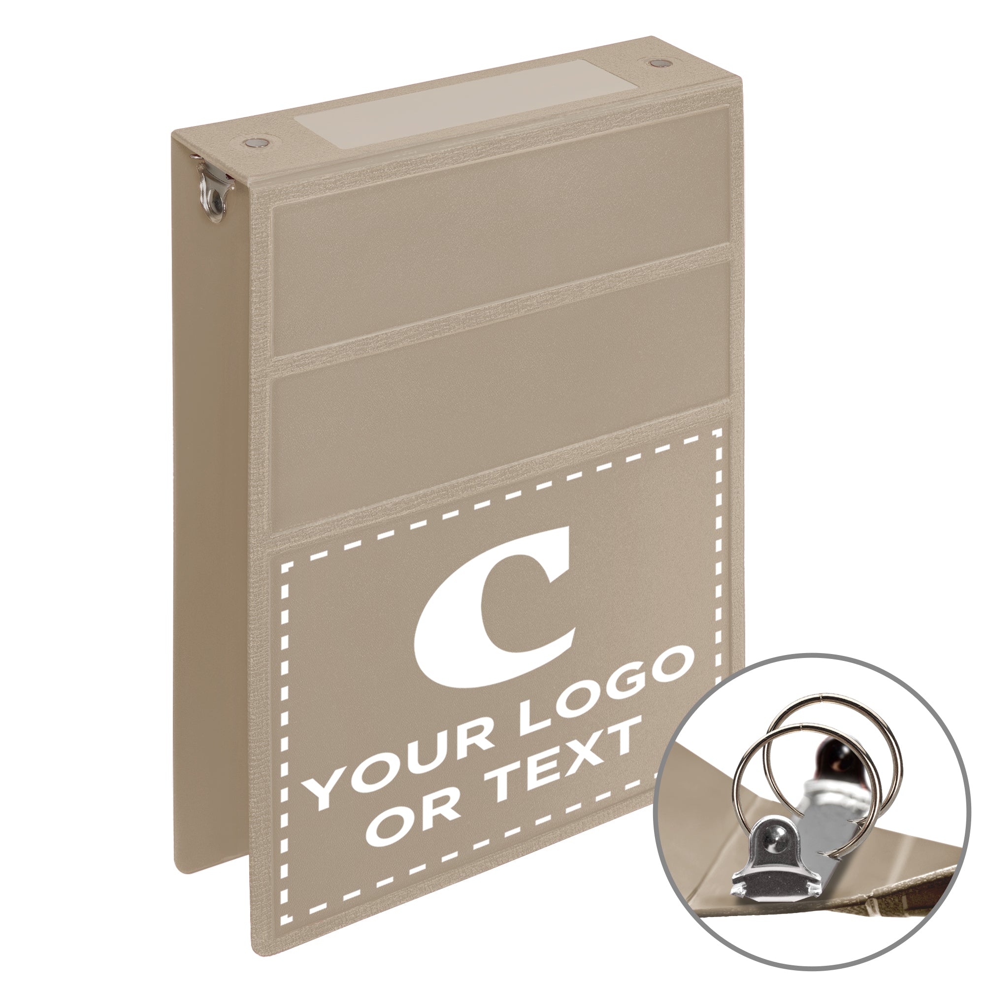 Custom 2-Inch Binder with Logo – Heavy Duty Top-Opening