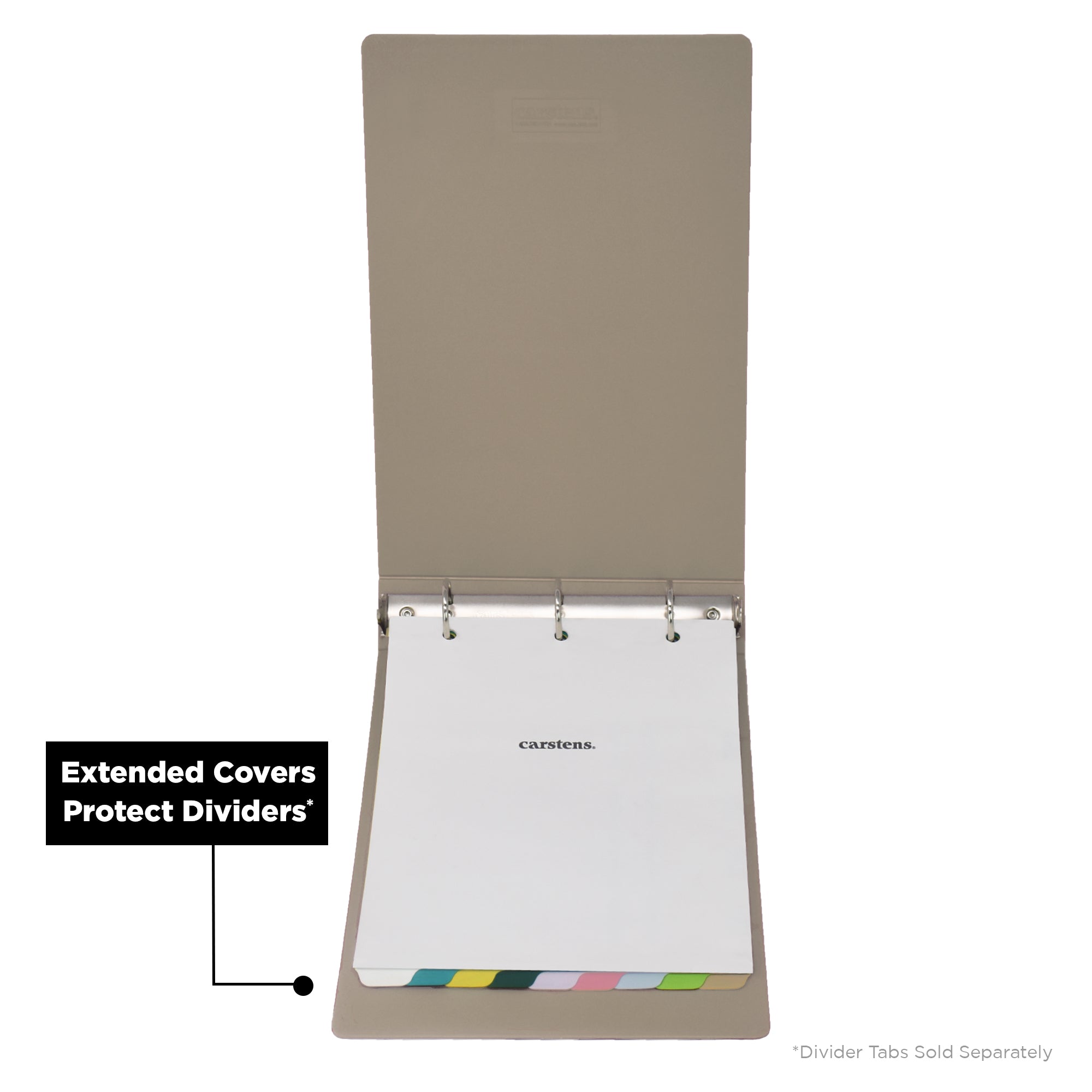 2-Inch Heavy Duty 3-Ring Binder for Medical Charting - Top Opening