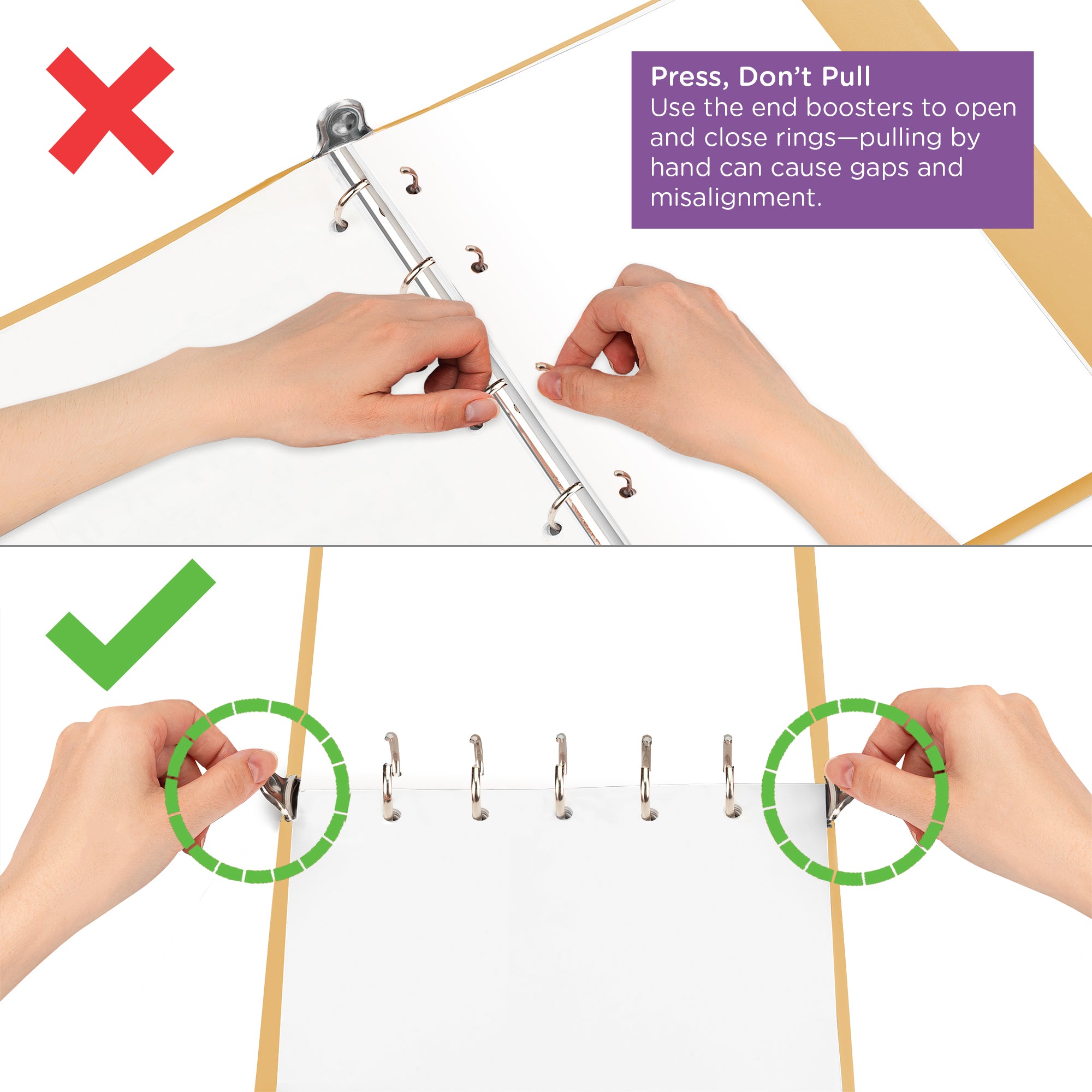 2-Inch Heavy Duty 5-Ring Binder – Top Opening