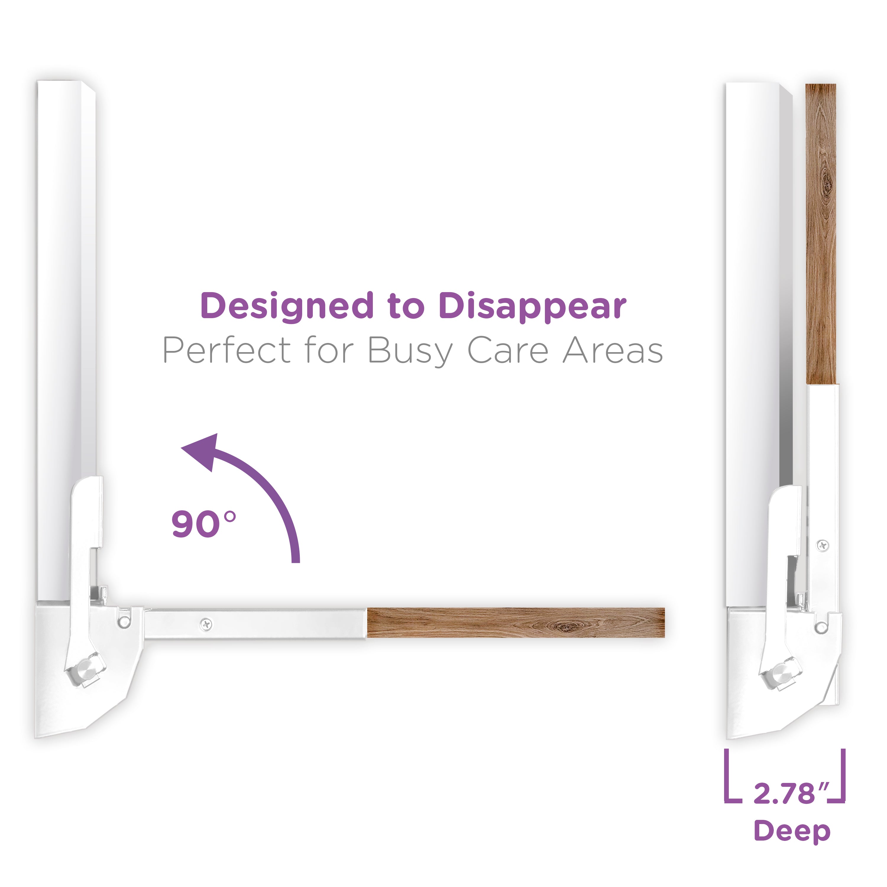 Wall-Mounted Folding Desk, Original WALLAdesk™