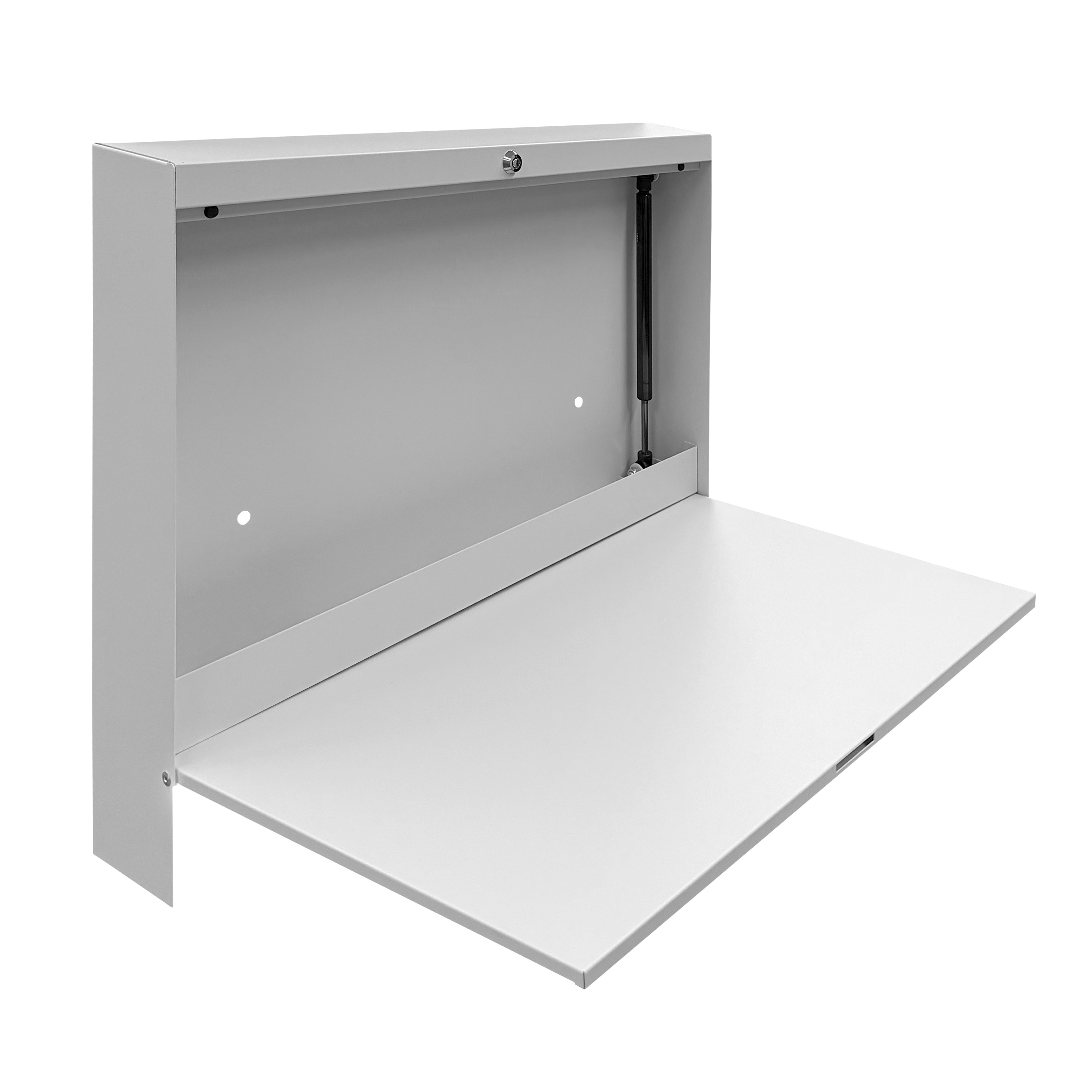 Basic Wide Wall-Mounted Workstation, 25.63"W x 20"H x 4"D, ECONOroo™ 6640 Series