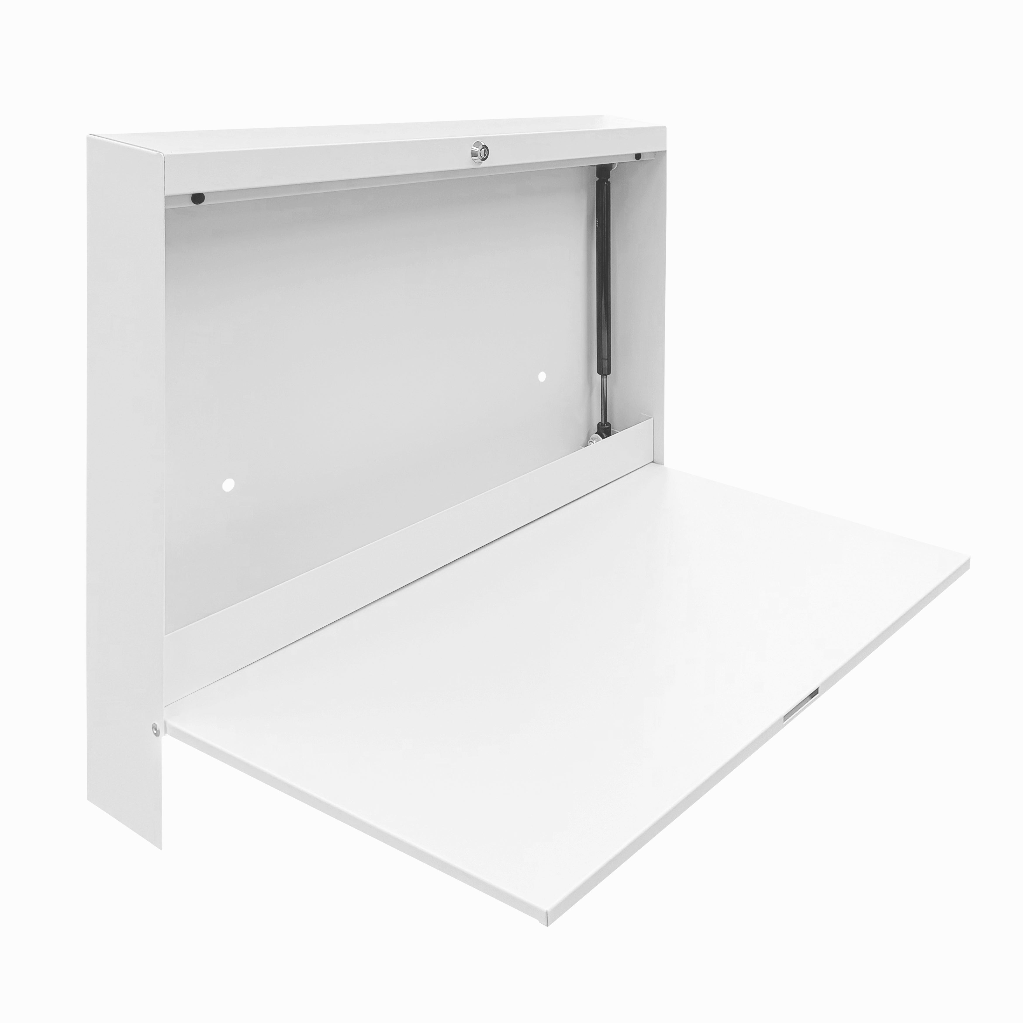 Basic Wide Wall-Mounted Workstation, 25.63"W x 20"H x 4"D, ECONOroo™ 6640 Series