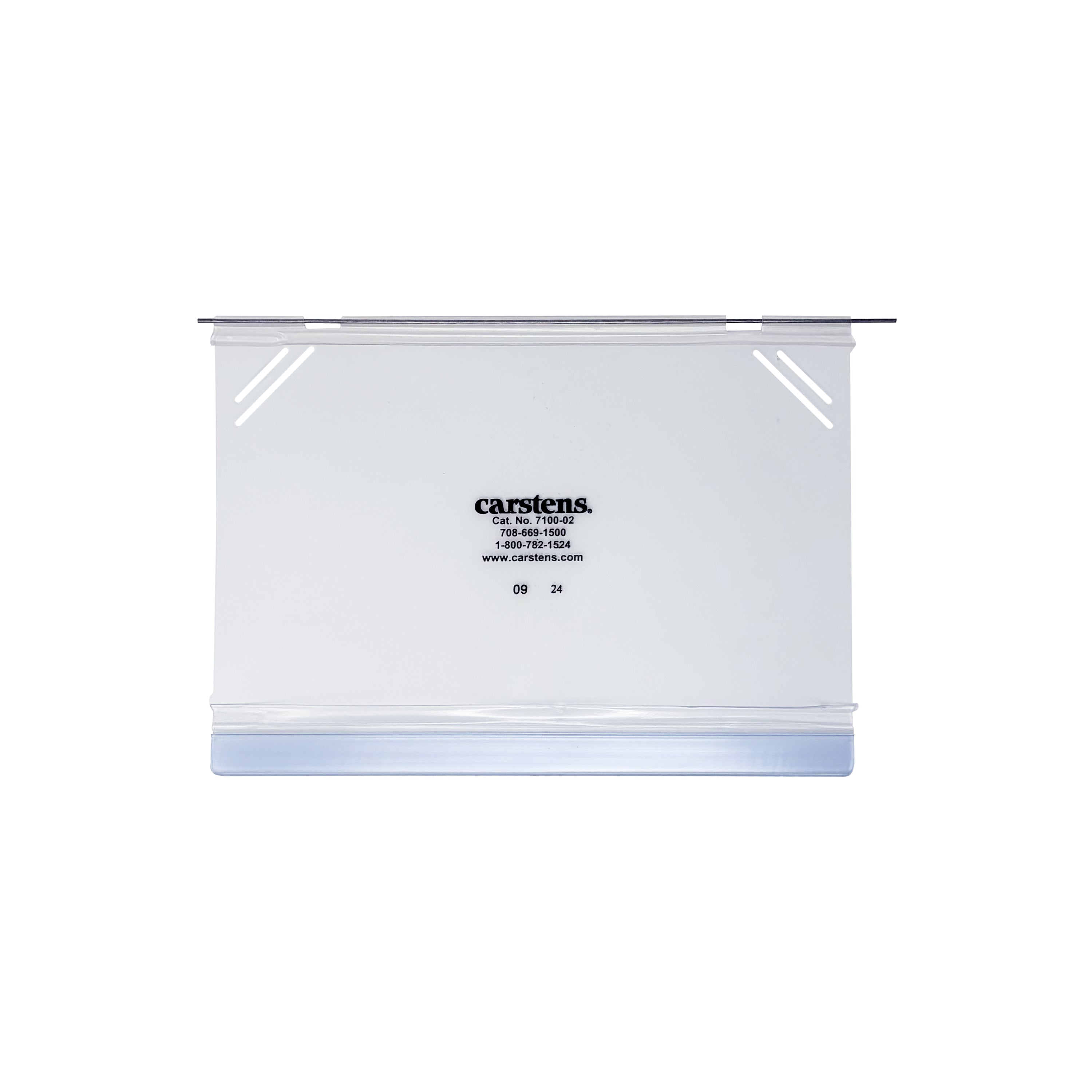 10-Pack Vinyl Replacement Pockets for Kardex-Visitrays