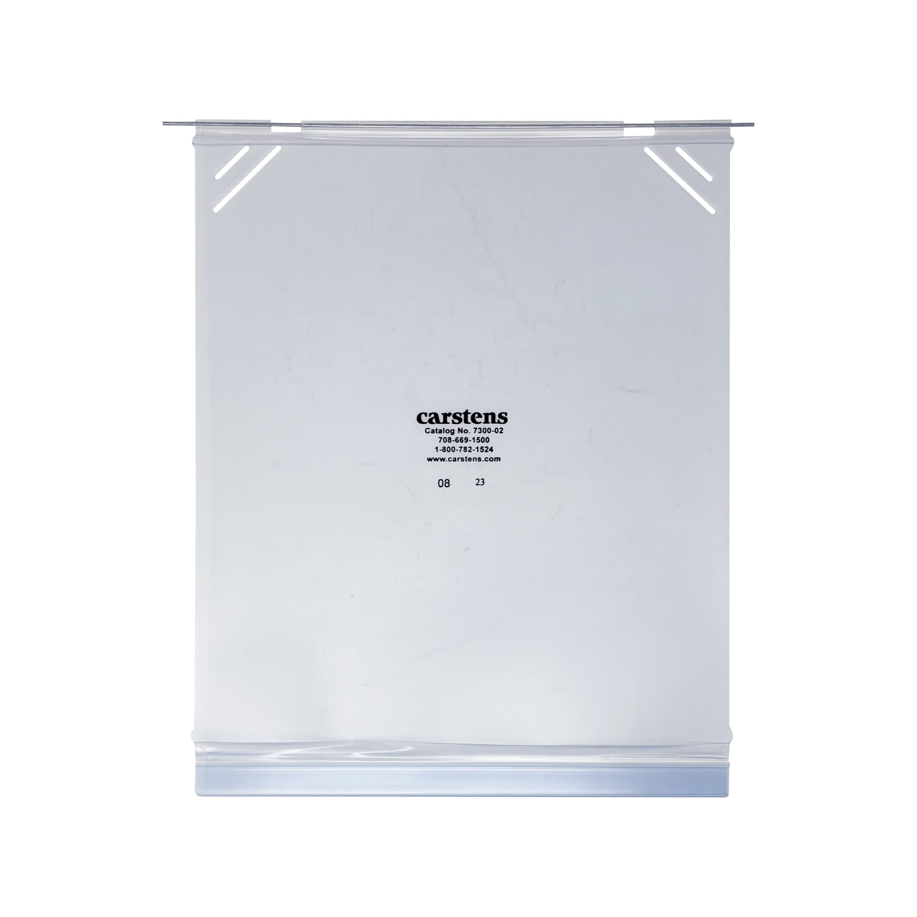 10-Pack Vinyl Replacement Pockets for Kardex-Visitrays