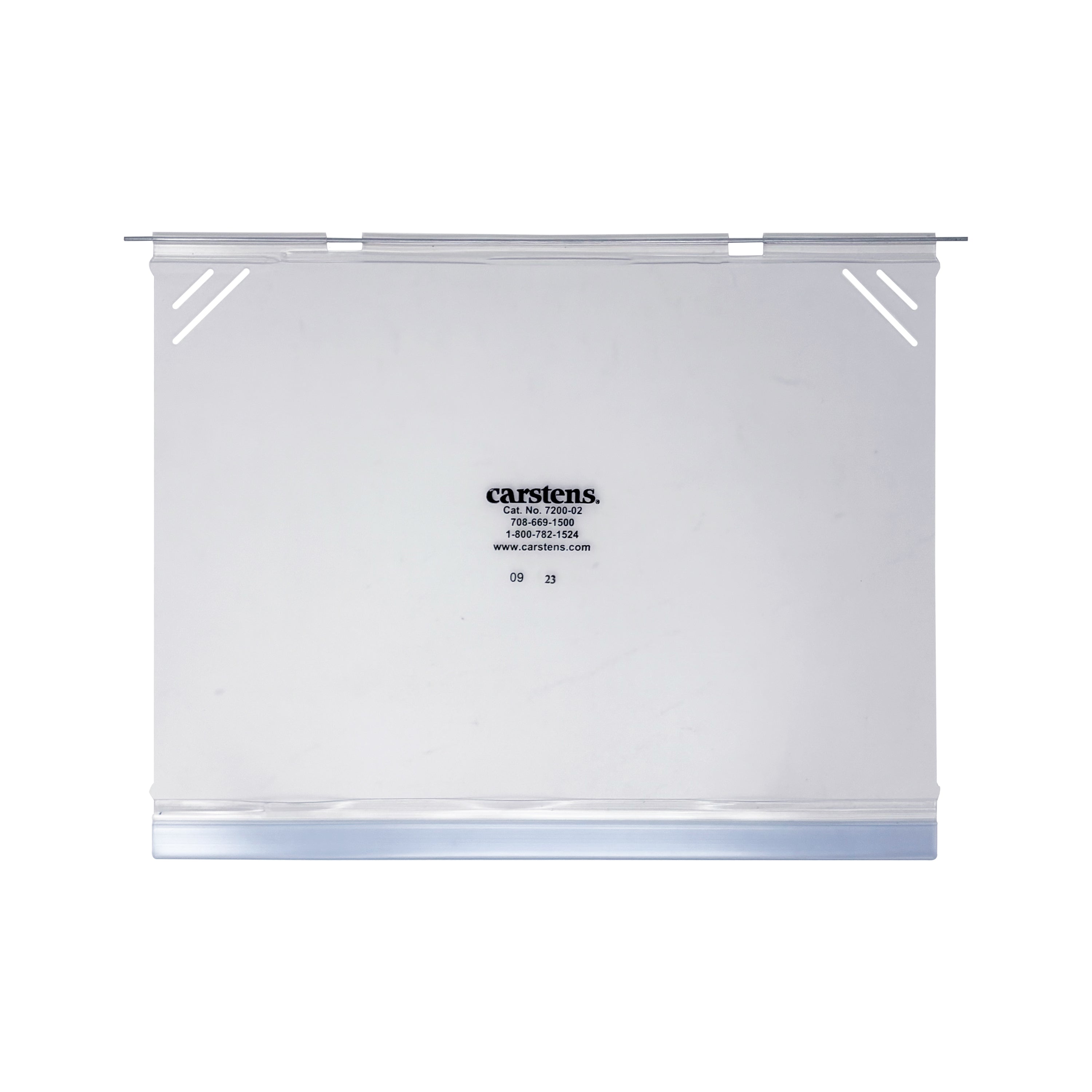 10-Pack Vinyl Replacement Pockets for Kardex-Visitrays