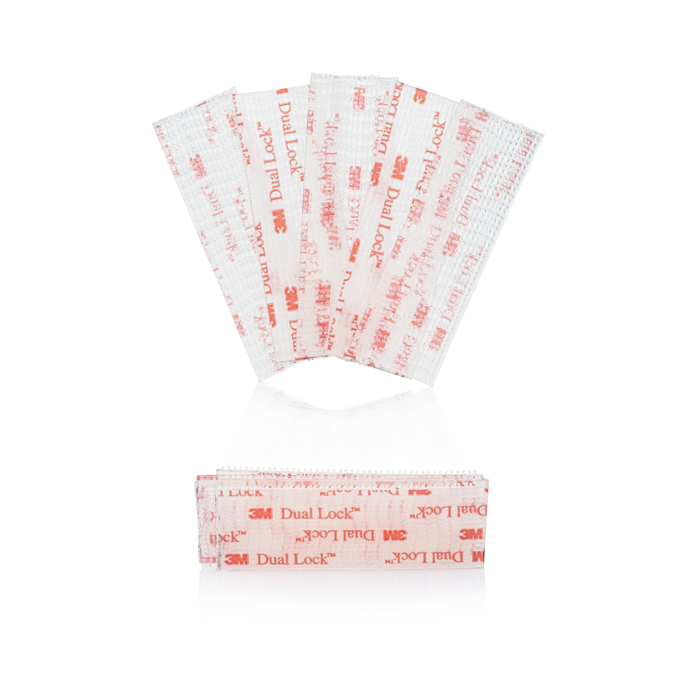 3M Dual Lock Reclosable Fasteners, Self-Adhesive Strips, 10 Pack