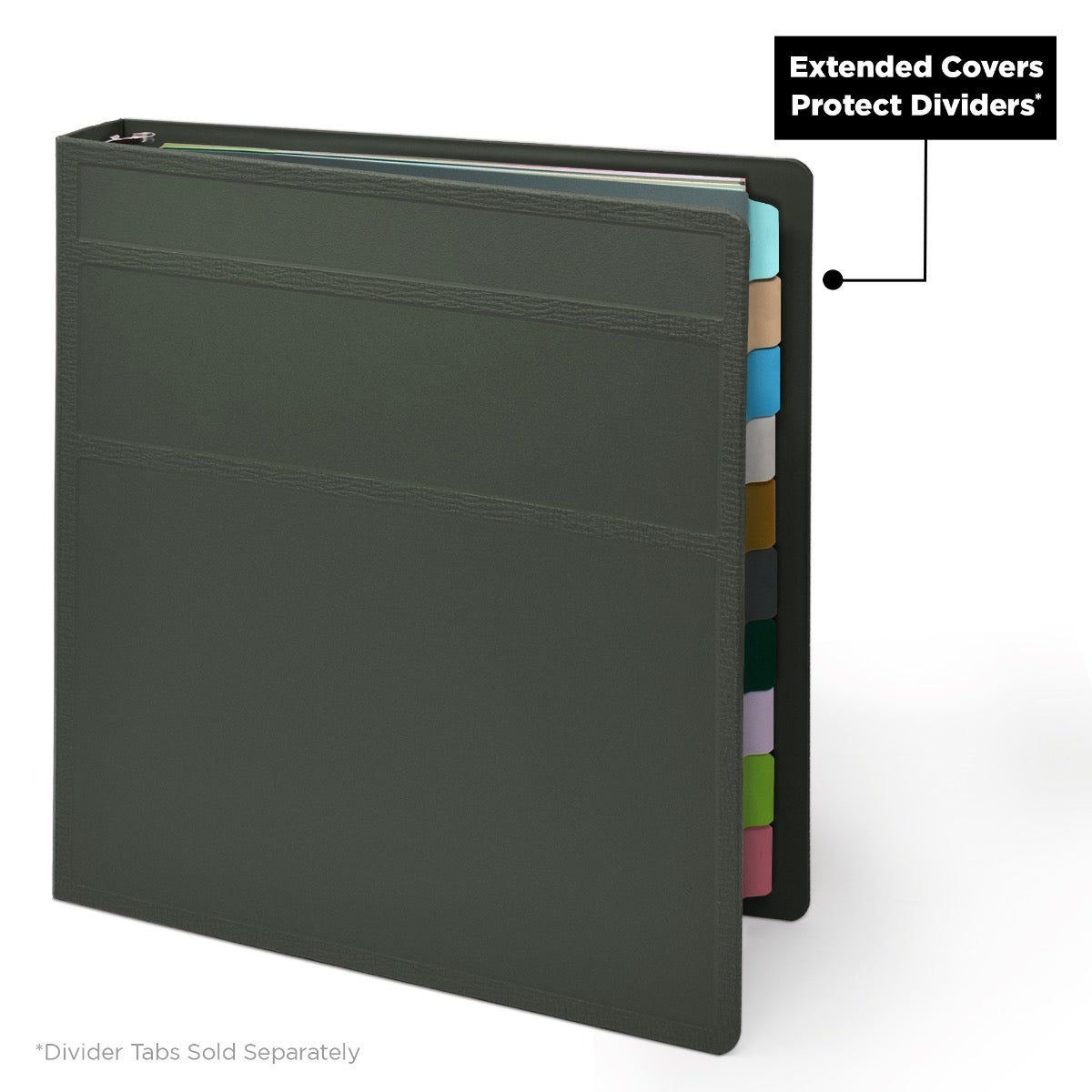 1-Inch Heavy Duty 3-Ring Binder for Medical Charting – Side Opening