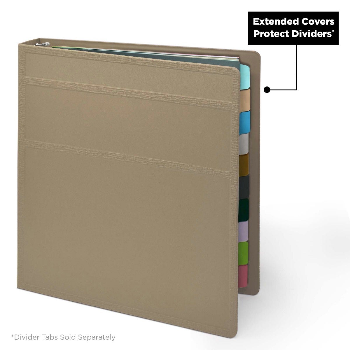 1-Inch Heavy Duty 3-Ring Binder for Medical Charting – Side Opening