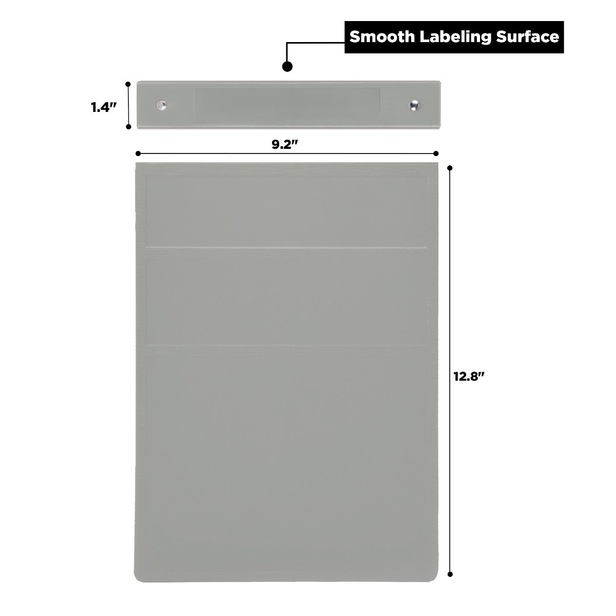 1-Inch Heavy Duty 3-Ring Binder for Medical Charting – Top Opening