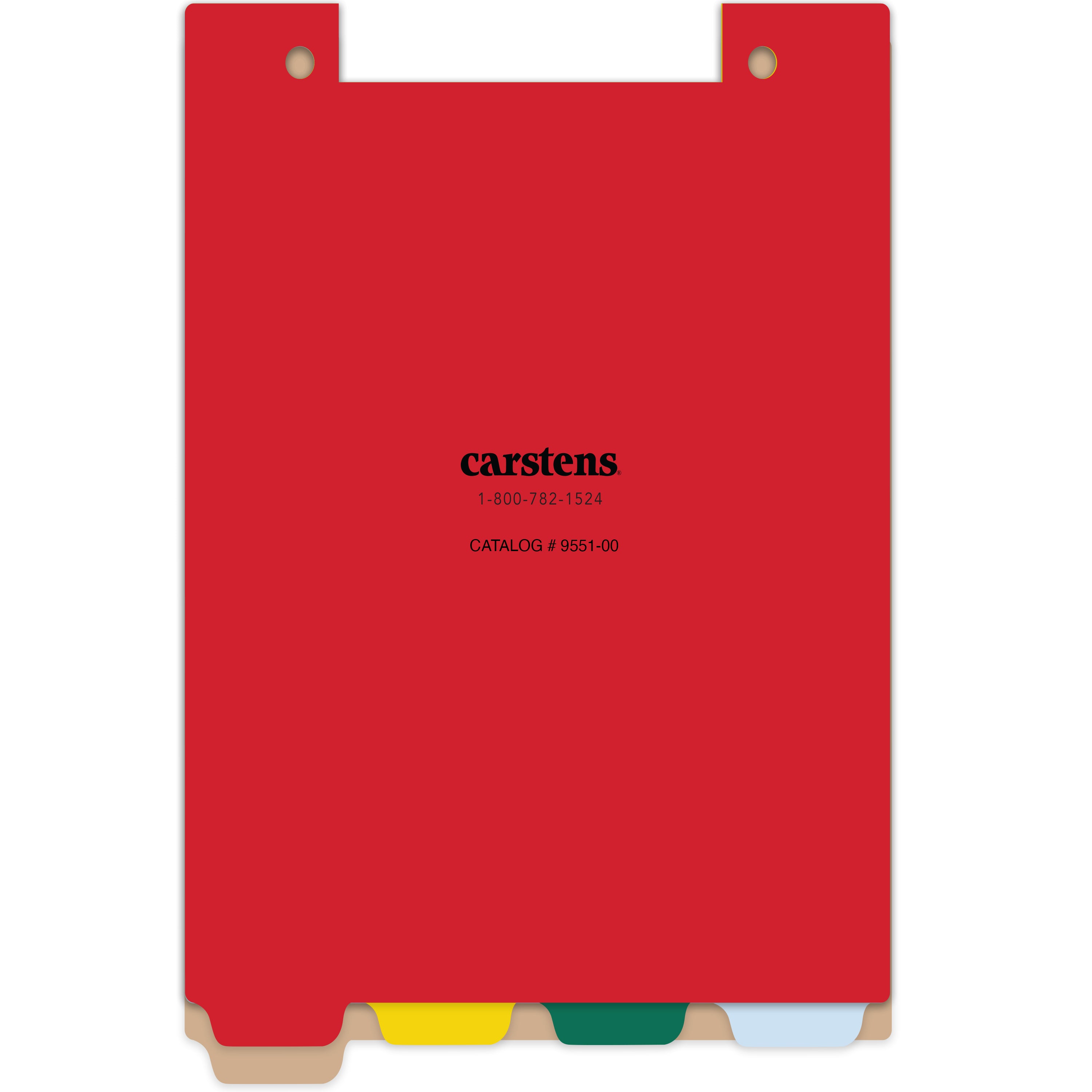 Heavy Duty Plastic Blank Divider Sets for Legal Size Clipboards