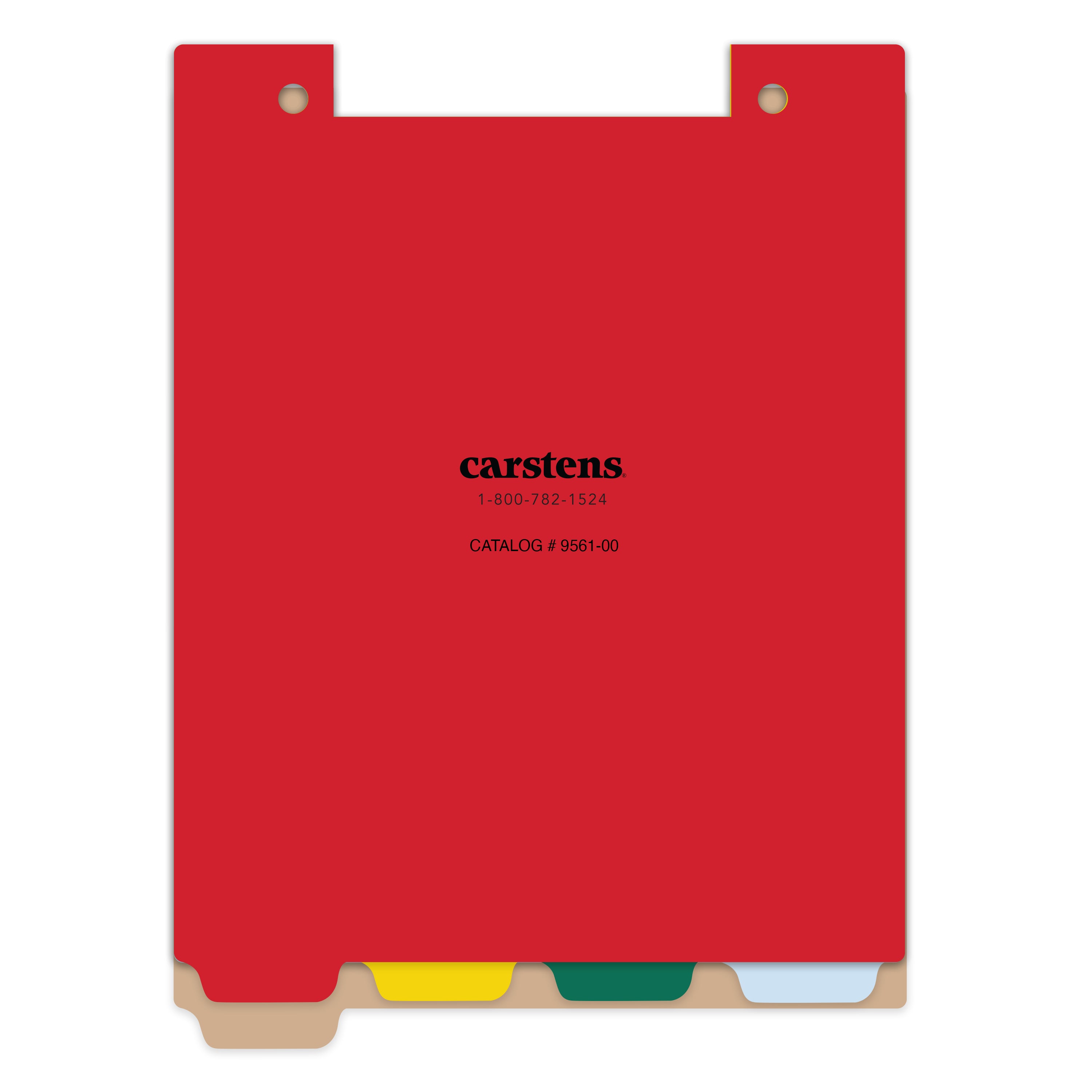 Heavy Duty Plastic Blank Divider Sets for Letter Size Clipboards