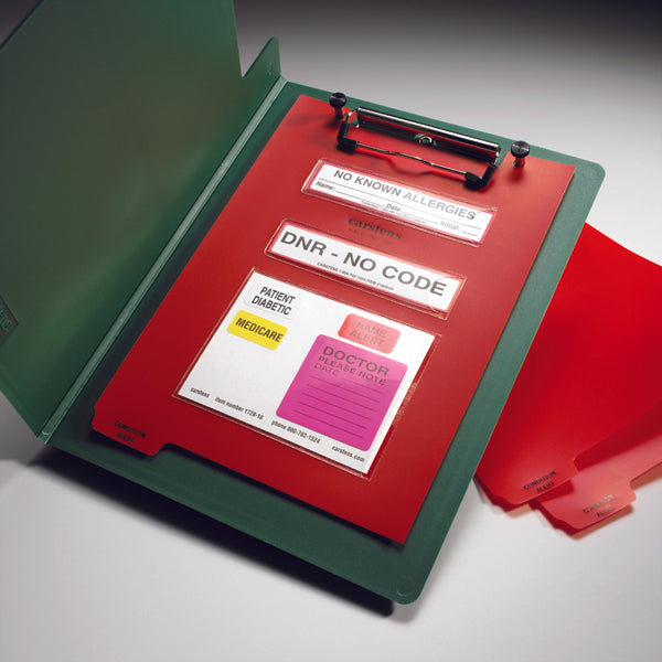 Carstens Patient Chart Clipboard Individual Divider Tabs, Legal
