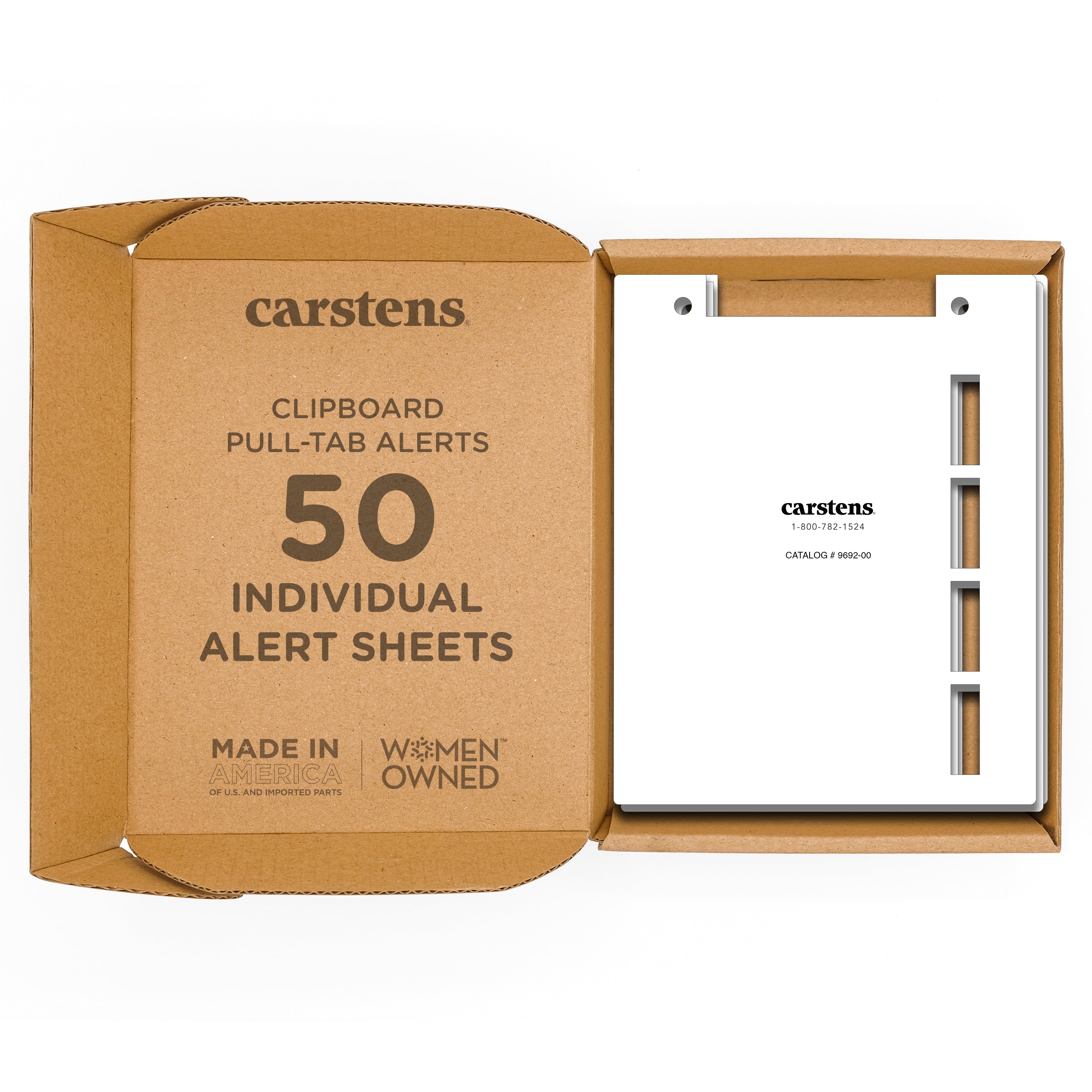 Heavy Duty Pull-Tab Alert Sheet for Privacy Clipboards