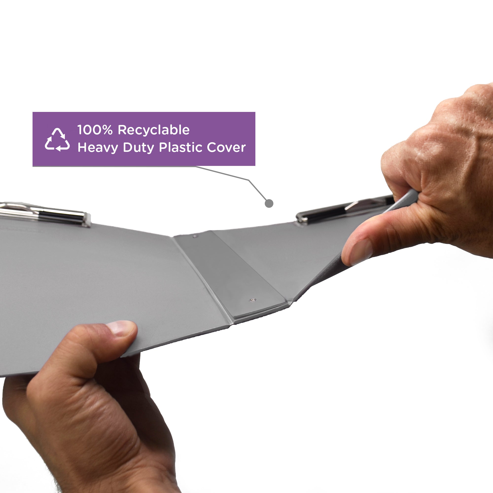 Custom Book Style Clipboard with Cover, Double Sided