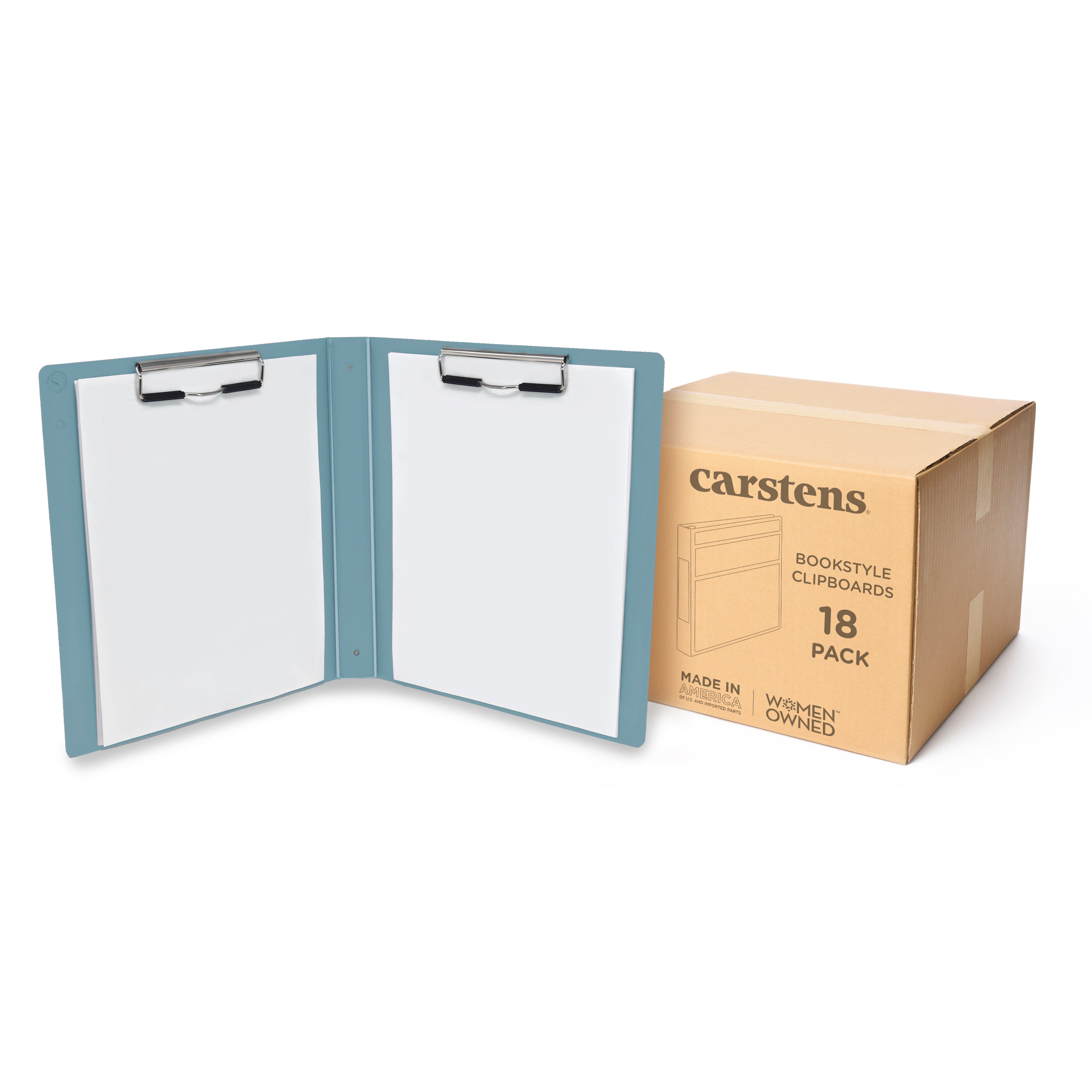 Heavy Duty Book Style Clipboard with Cover, Double Sided