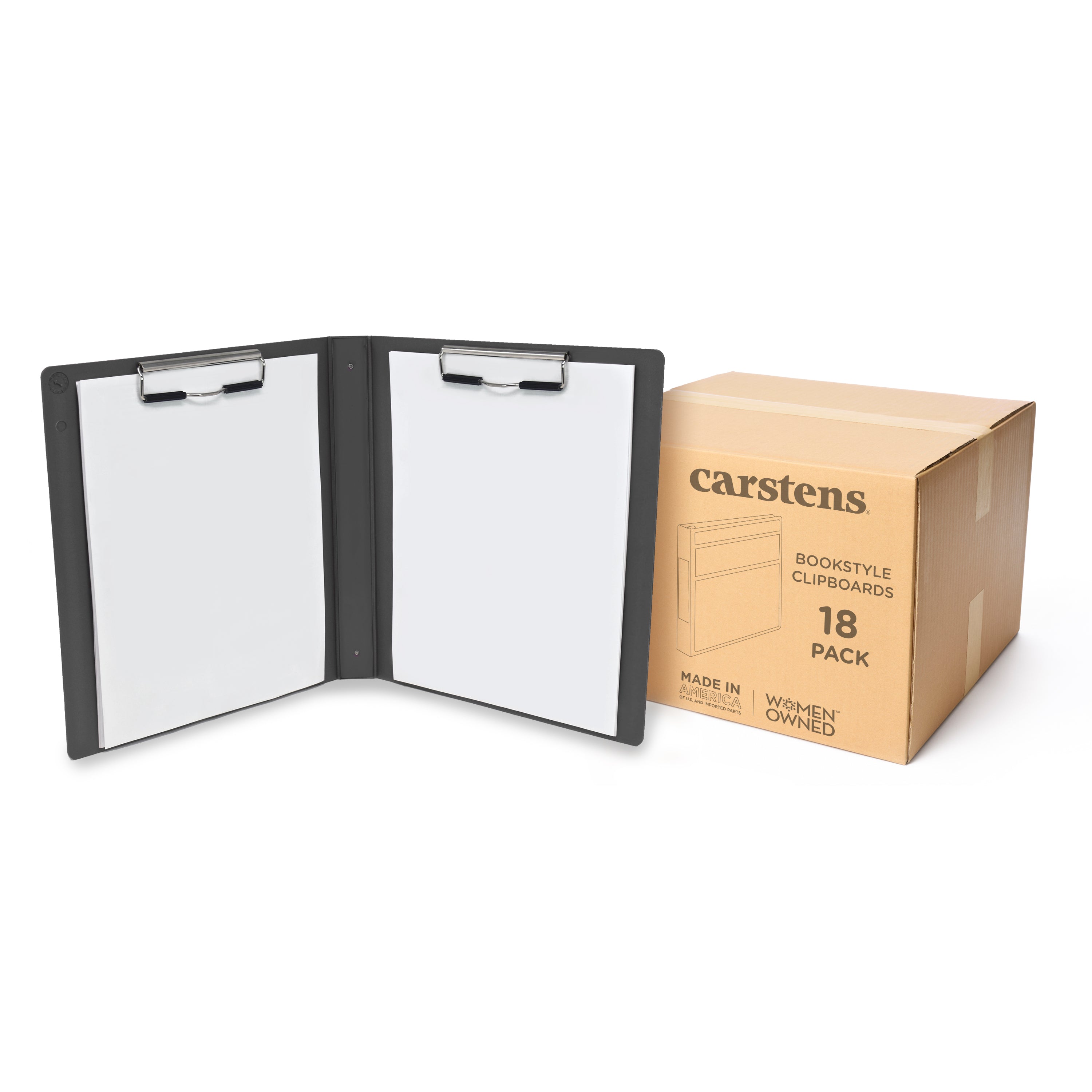 Heavy Duty Book Style Clipboard with Cover, Double Sided