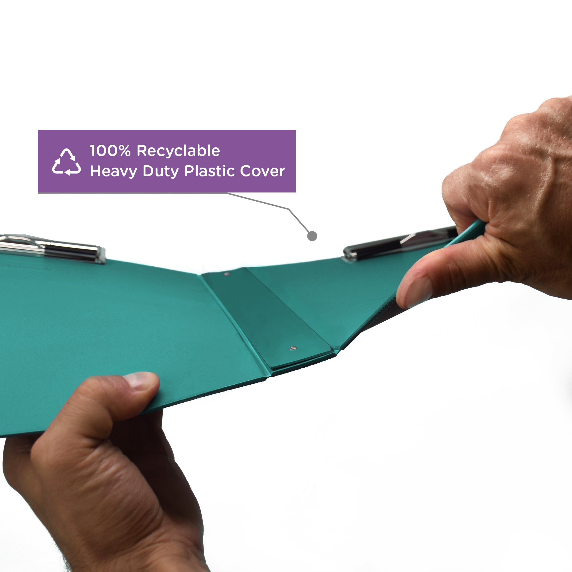 Heavy Duty Book Style Clipboard with Cover, Double Sided