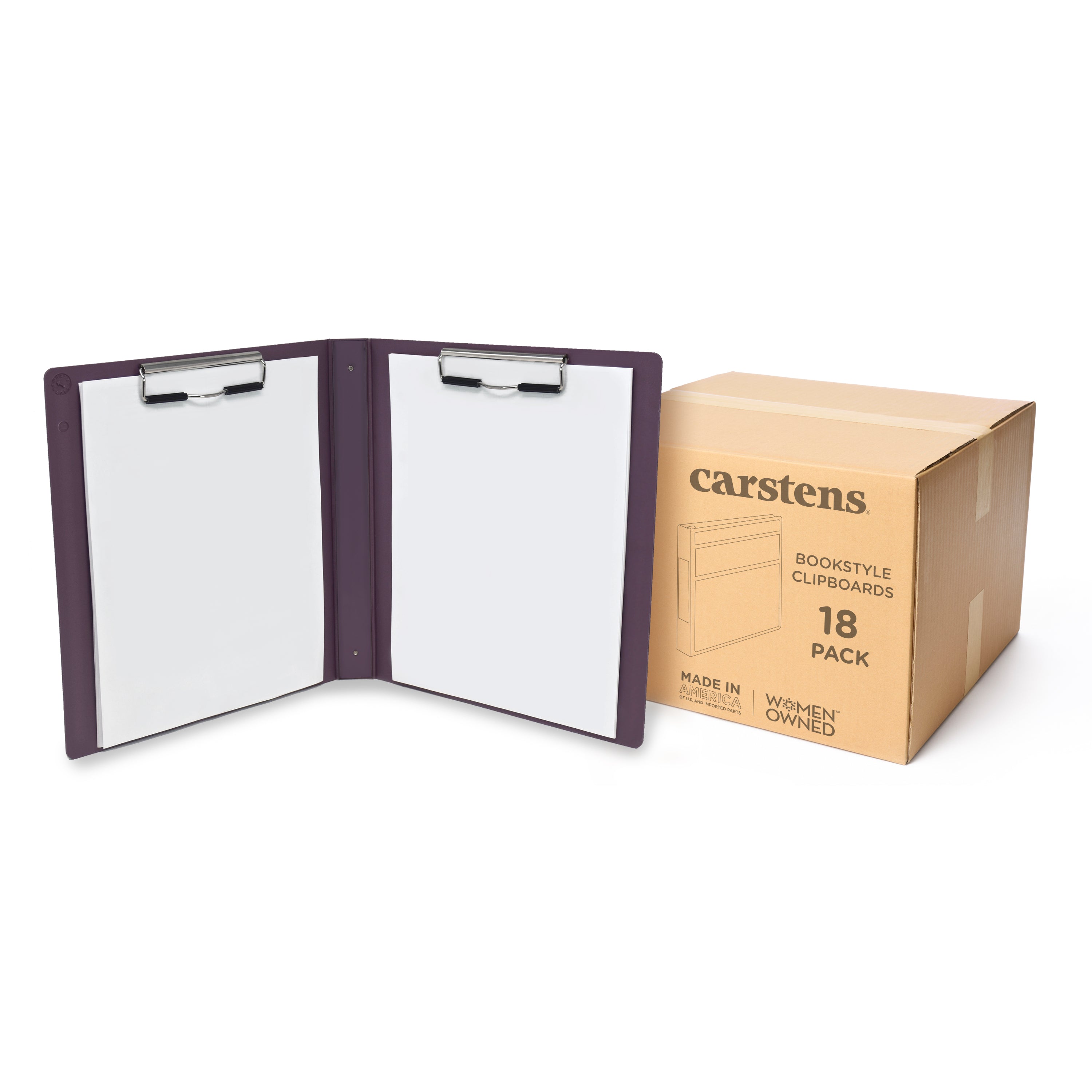 Heavy Duty Book Style Clipboard with Cover, Double Sided