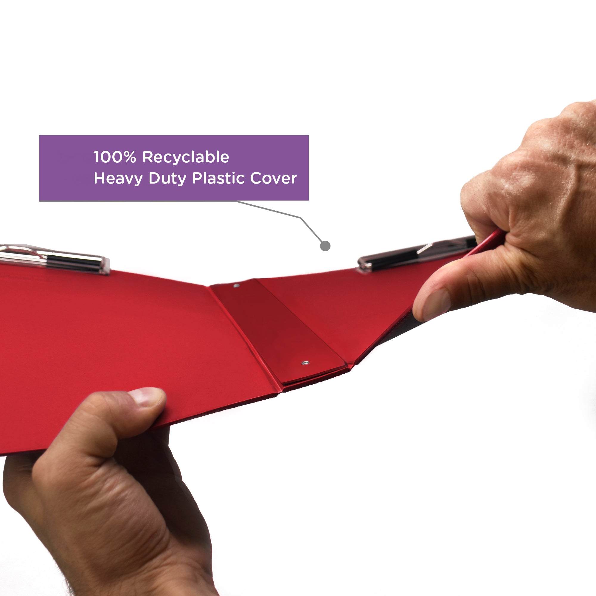 Heavy Duty Book Style Clipboard with Cover, Double Sided