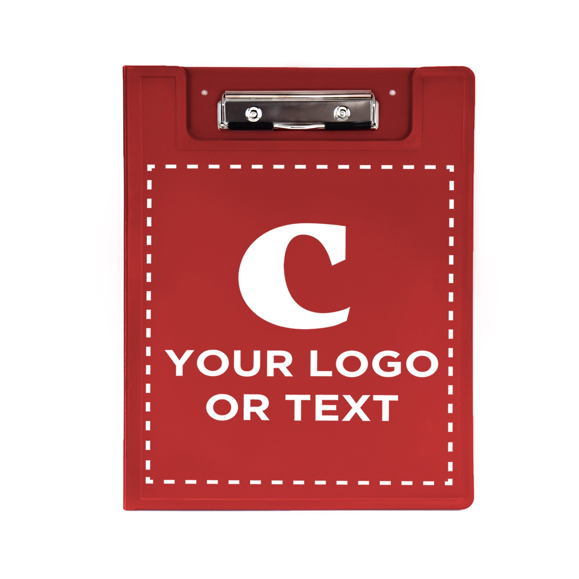 Custom Low-Profile Clipboard with Cover – Plastic