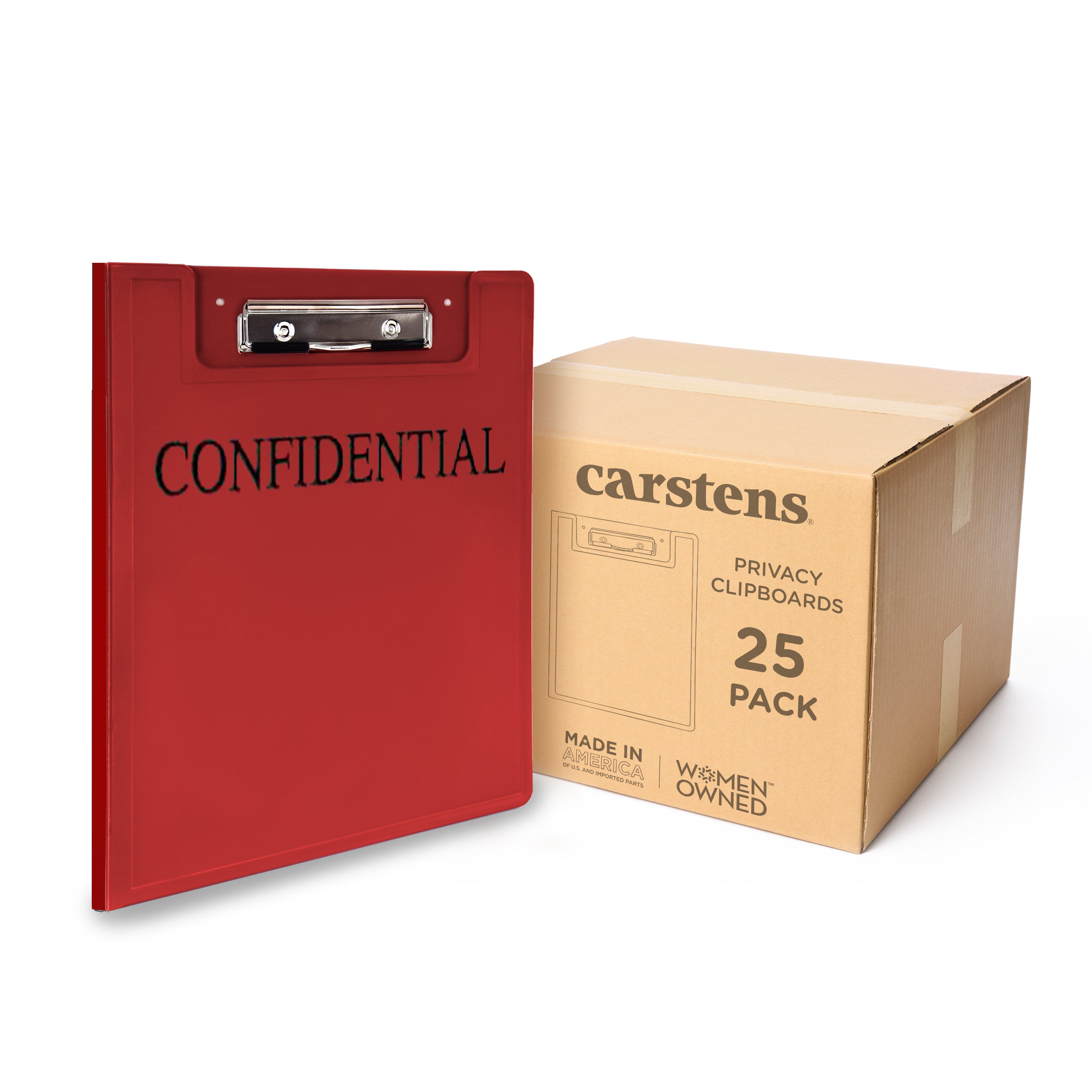 Heavy Duty Low-Profile Privacy Clipboard Confidential