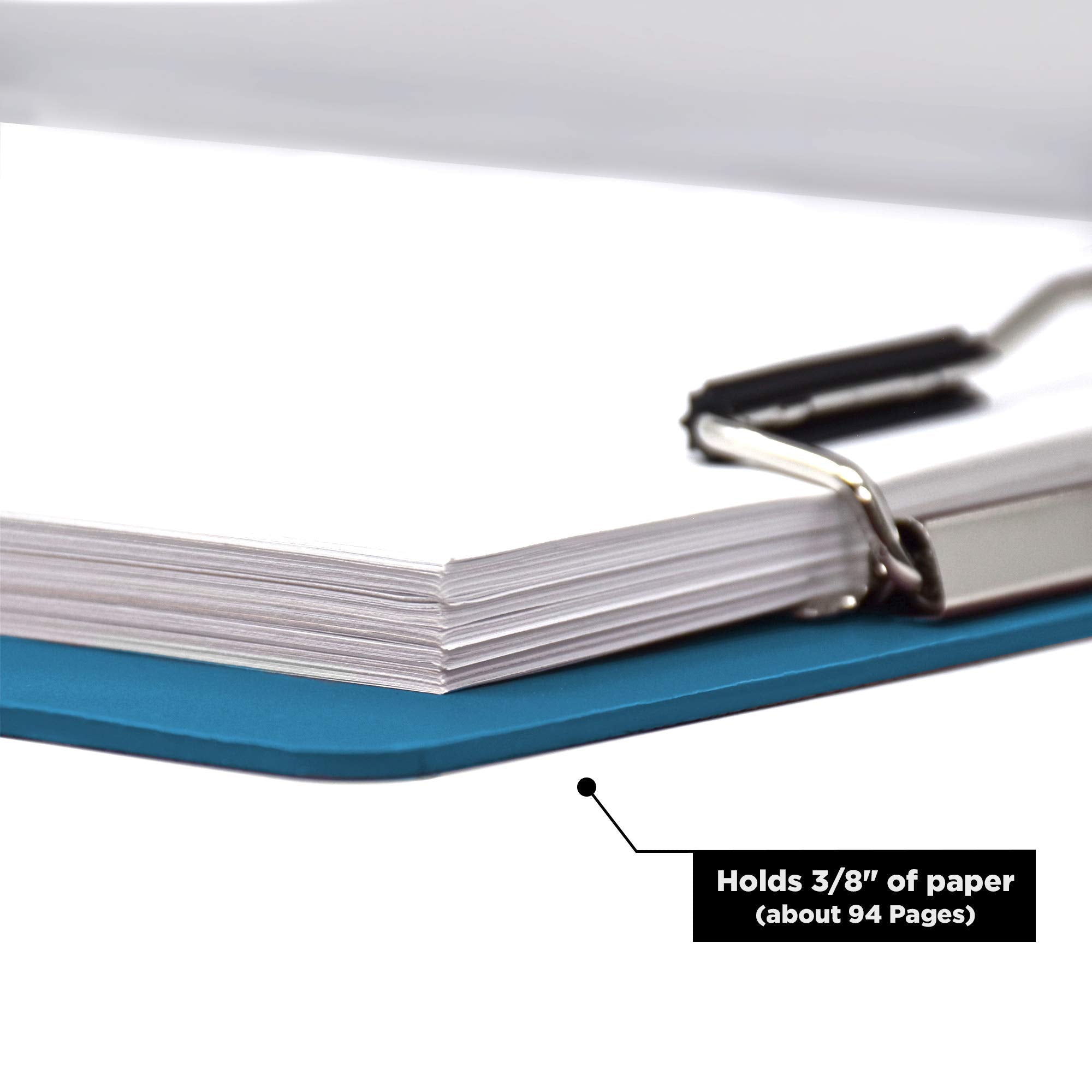 Heavy Duty Low-Profile Clipboard with Cover – Plastic
