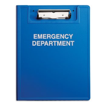 Heavy Duty Low-Profile Privacy Clipboard For Emergency Departments