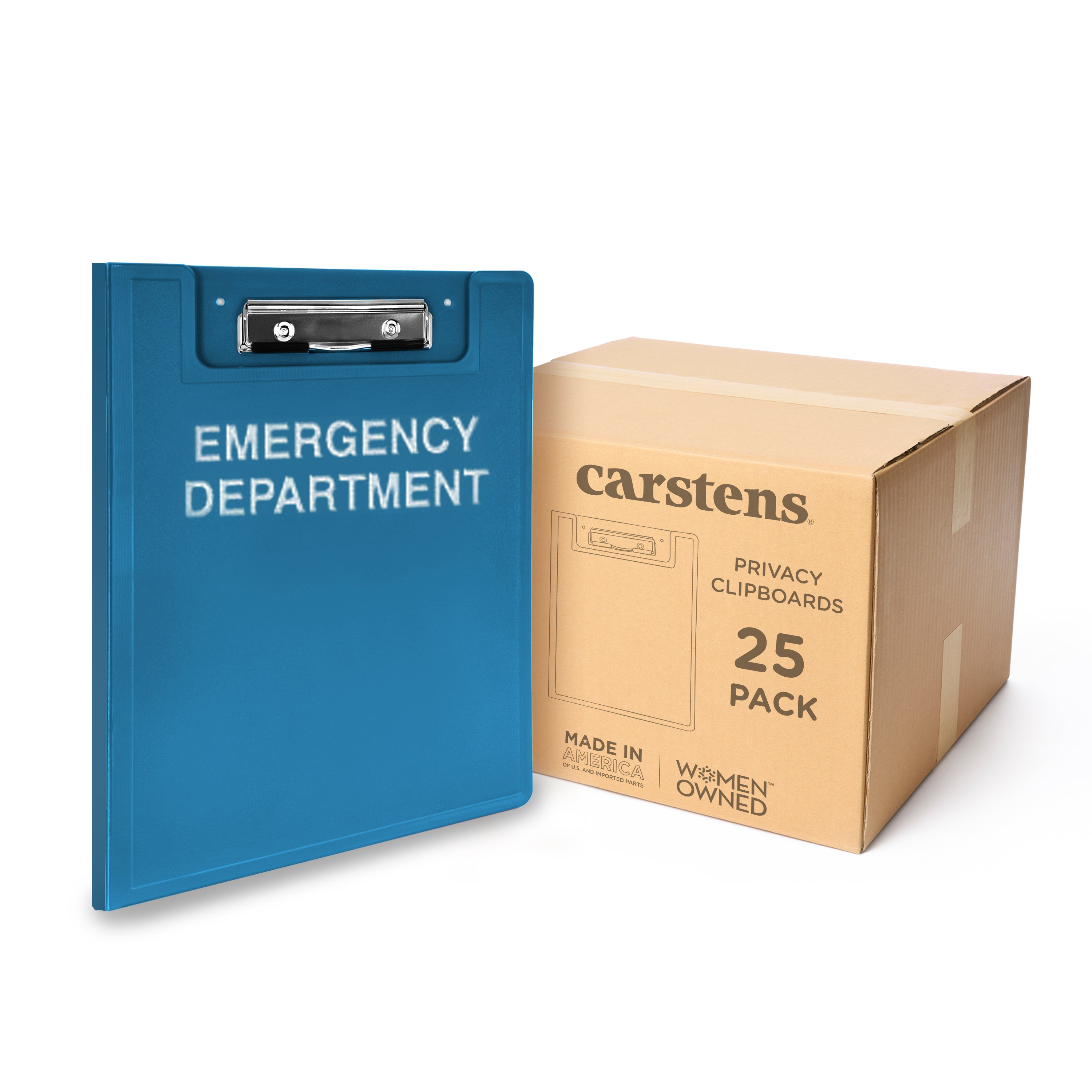 Heavy Duty Low-Profile Privacy Clipboard For Emergency Departments