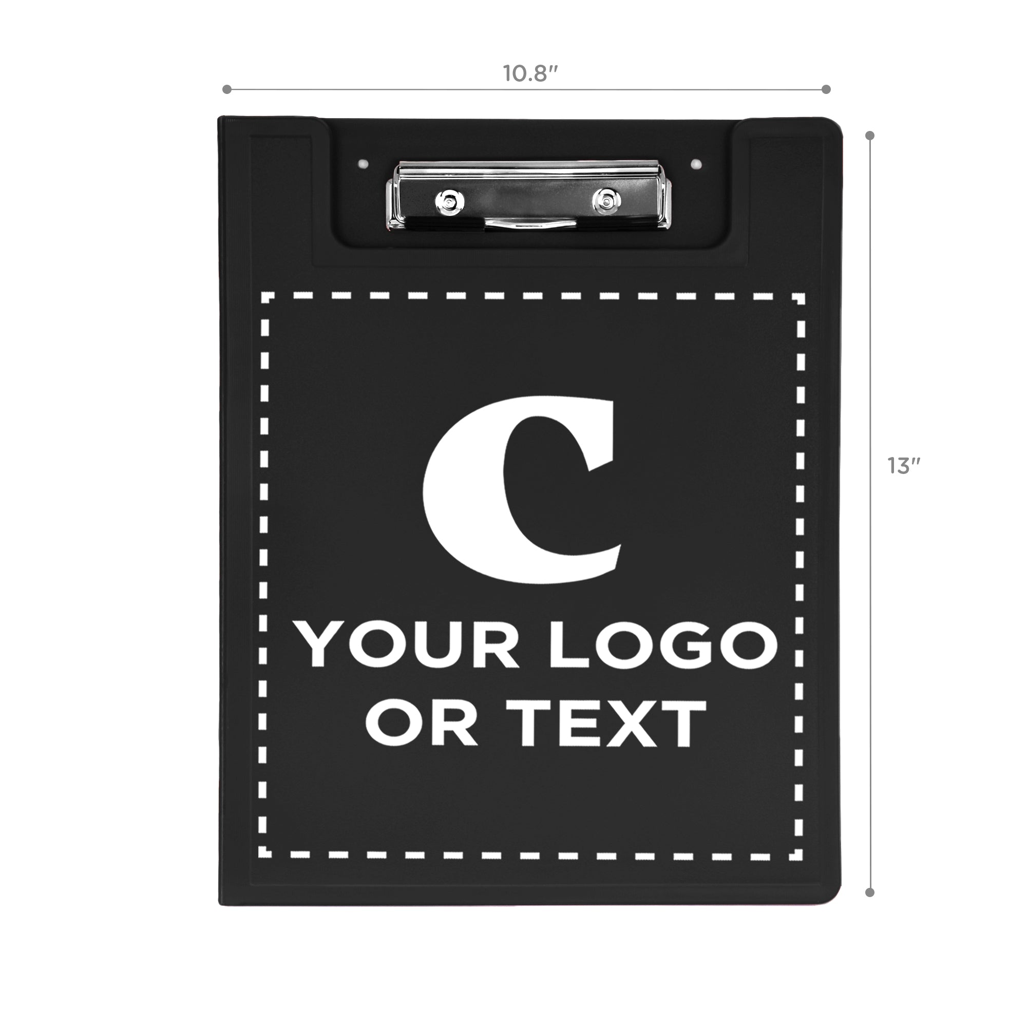 Custom Low-Profile Clipboard with Cover – Plastic