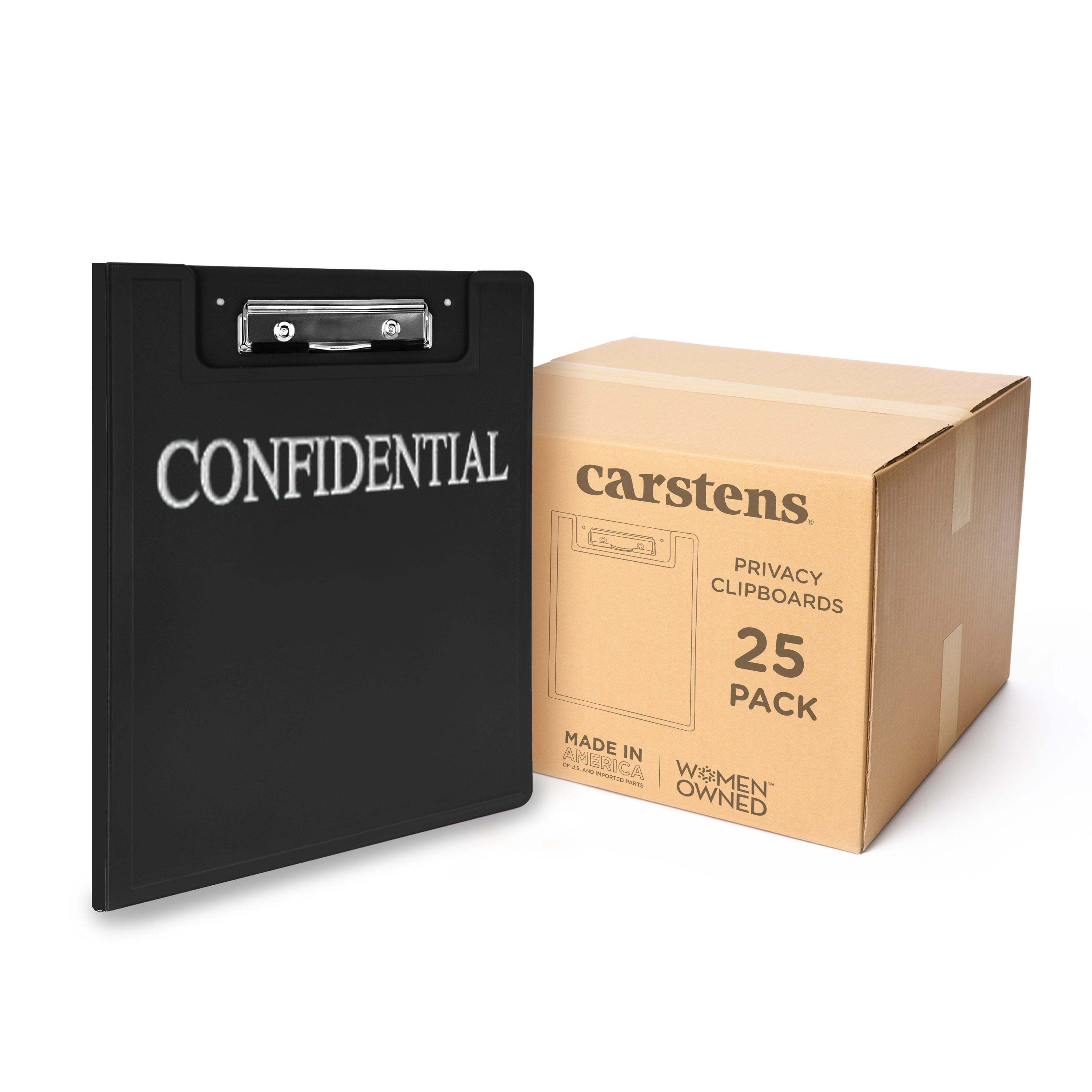 Heavy Duty Low-Profile Privacy Clipboard Confidential