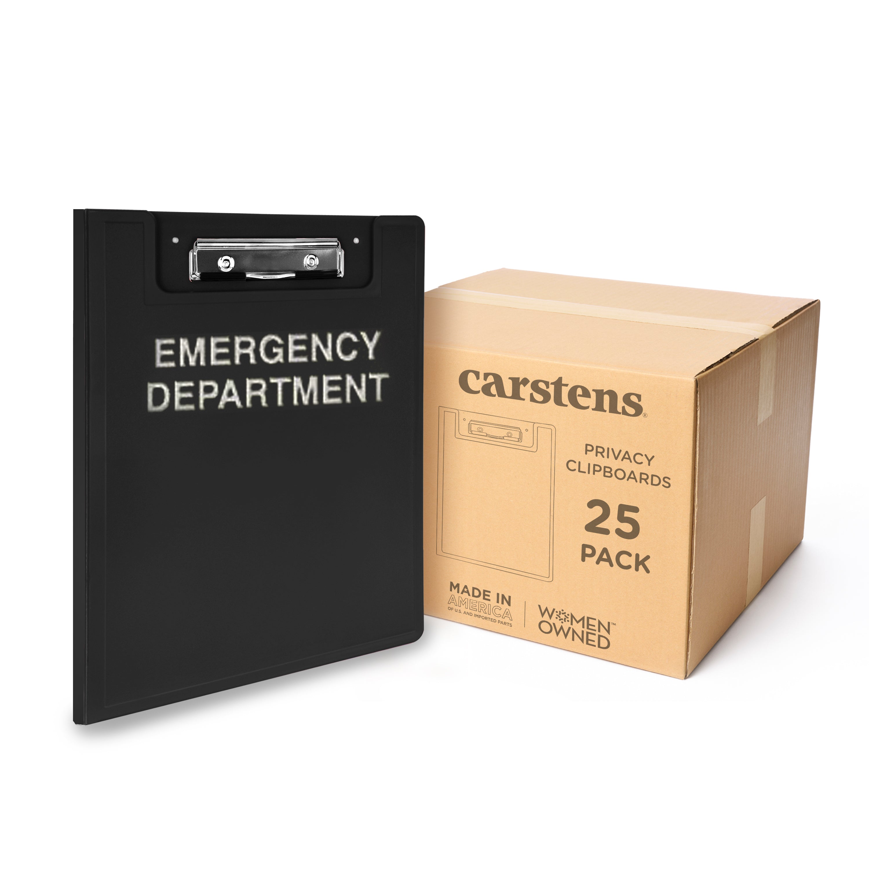 Heavy Duty Low-Profile Privacy Clipboard For Emergency Departments