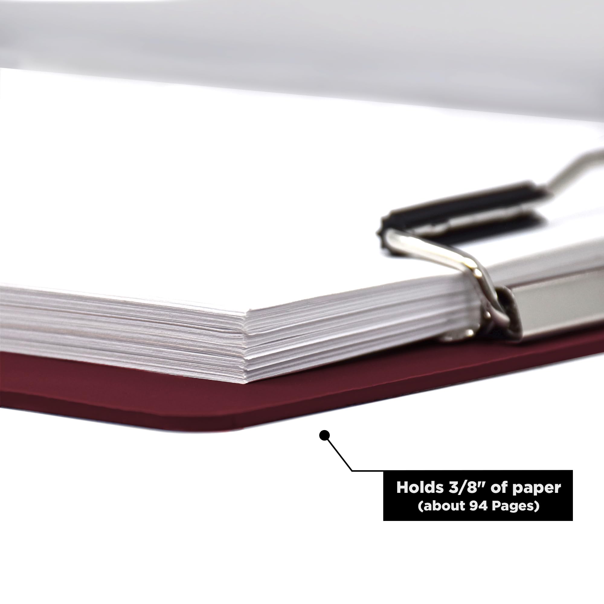 Heavy Duty Low-Profile Clipboard with Cover – Plastic
