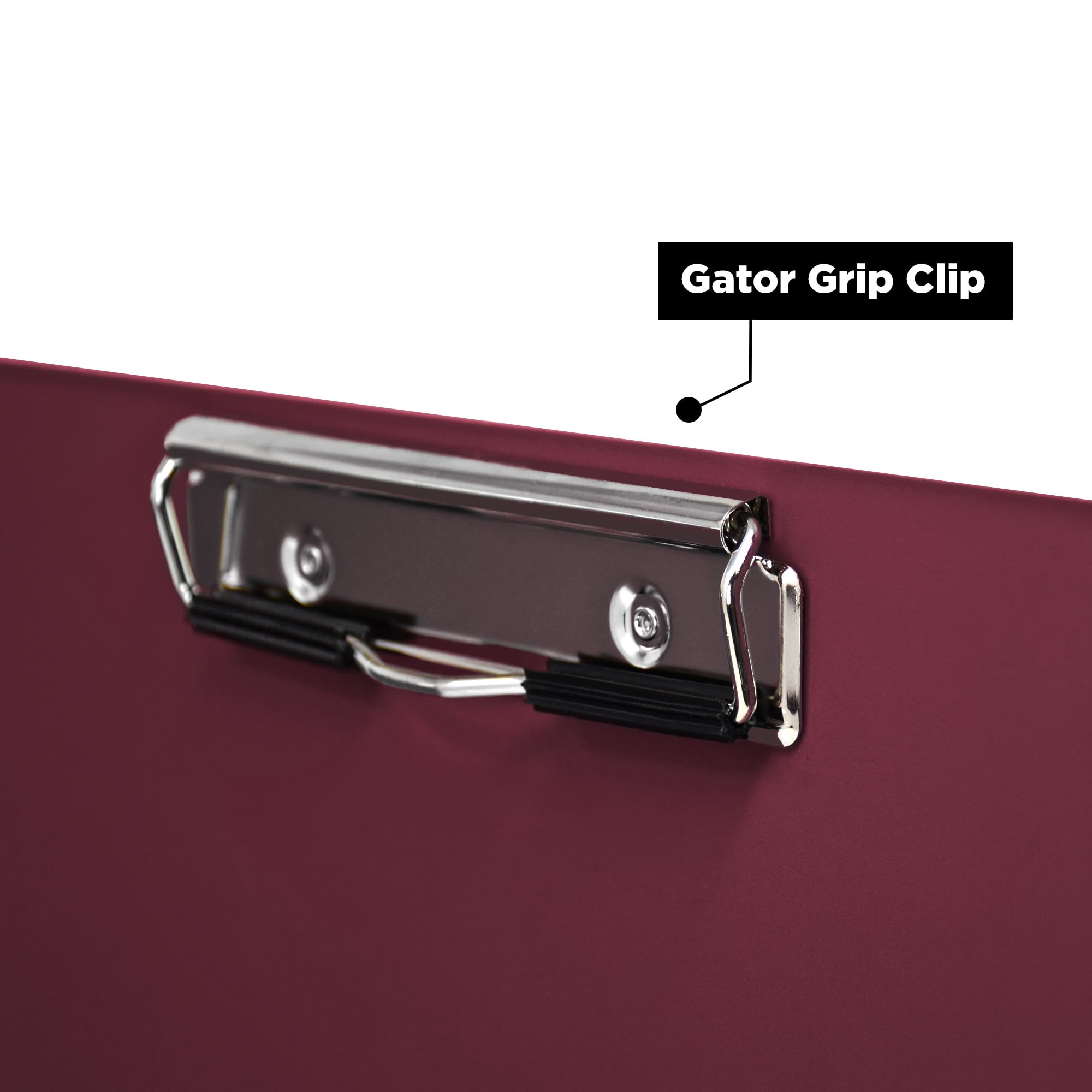 Heavy Duty Low-Profile Clipboard with Cover – Plastic