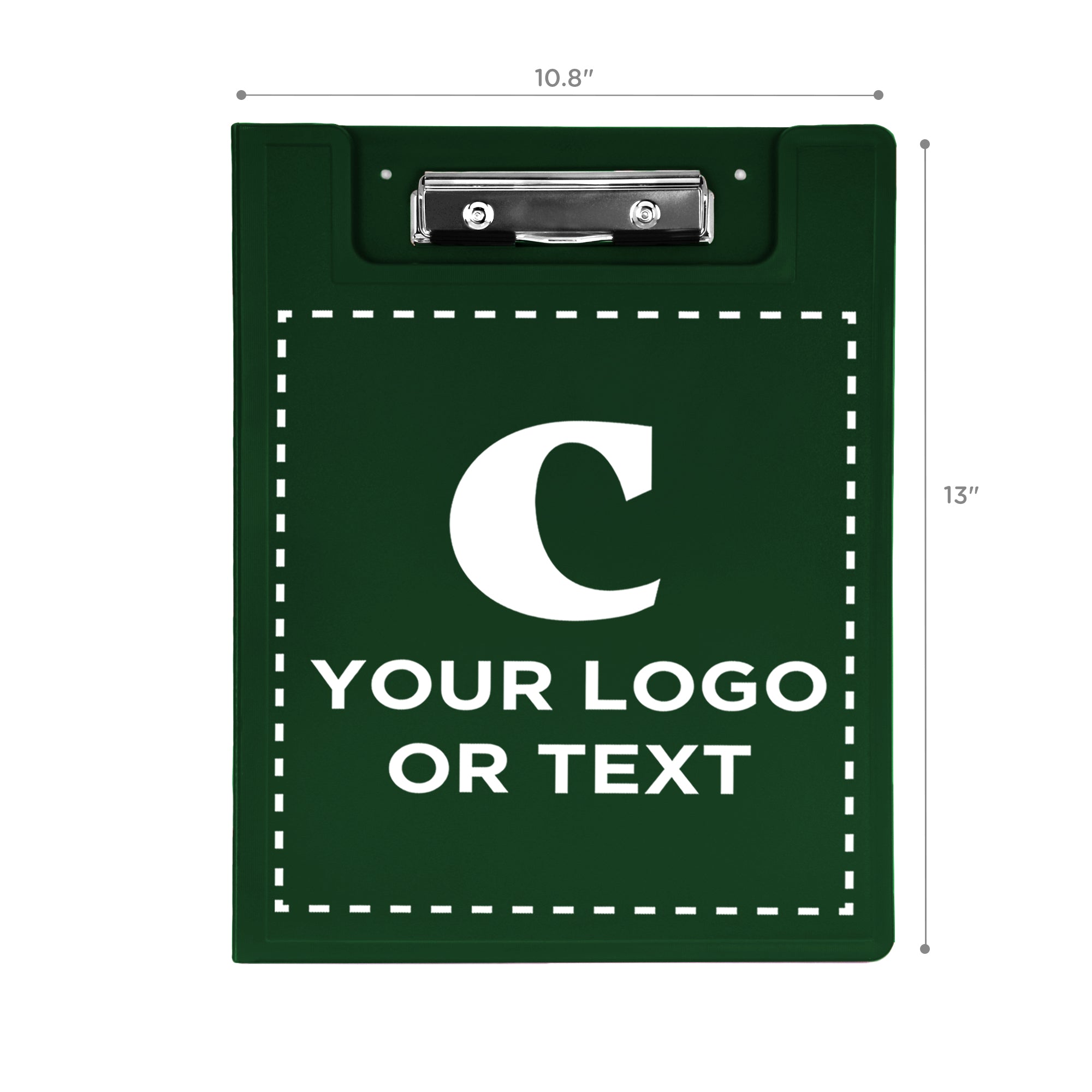 Custom Low-Profile Clipboard with Cover – Plastic
