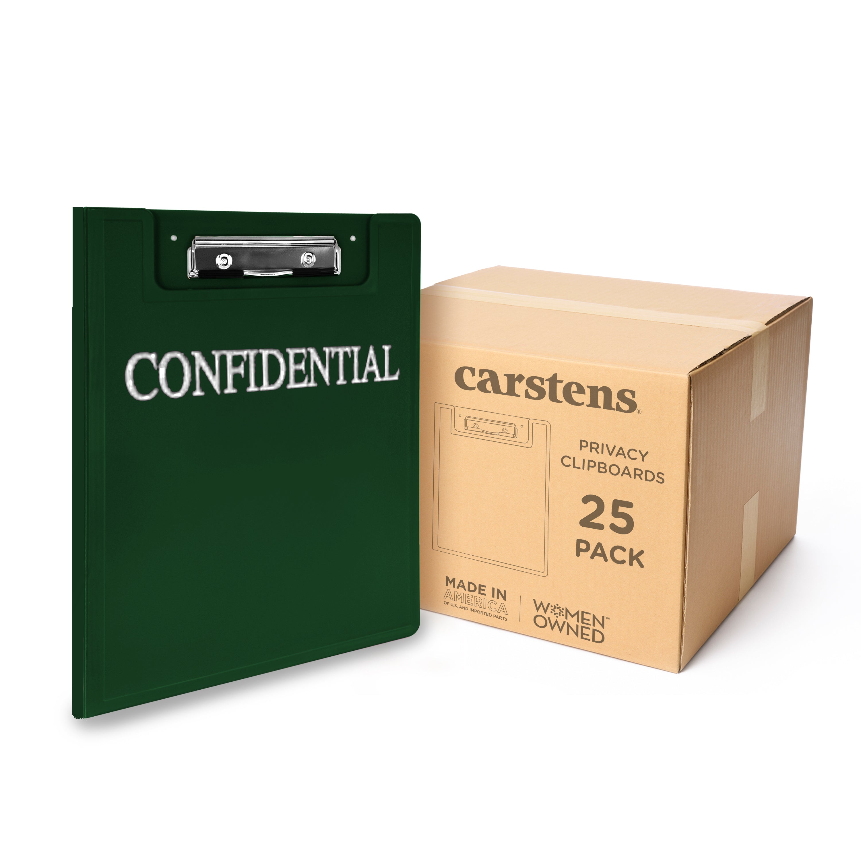 Heavy Duty Low-Profile Privacy Clipboard Confidential