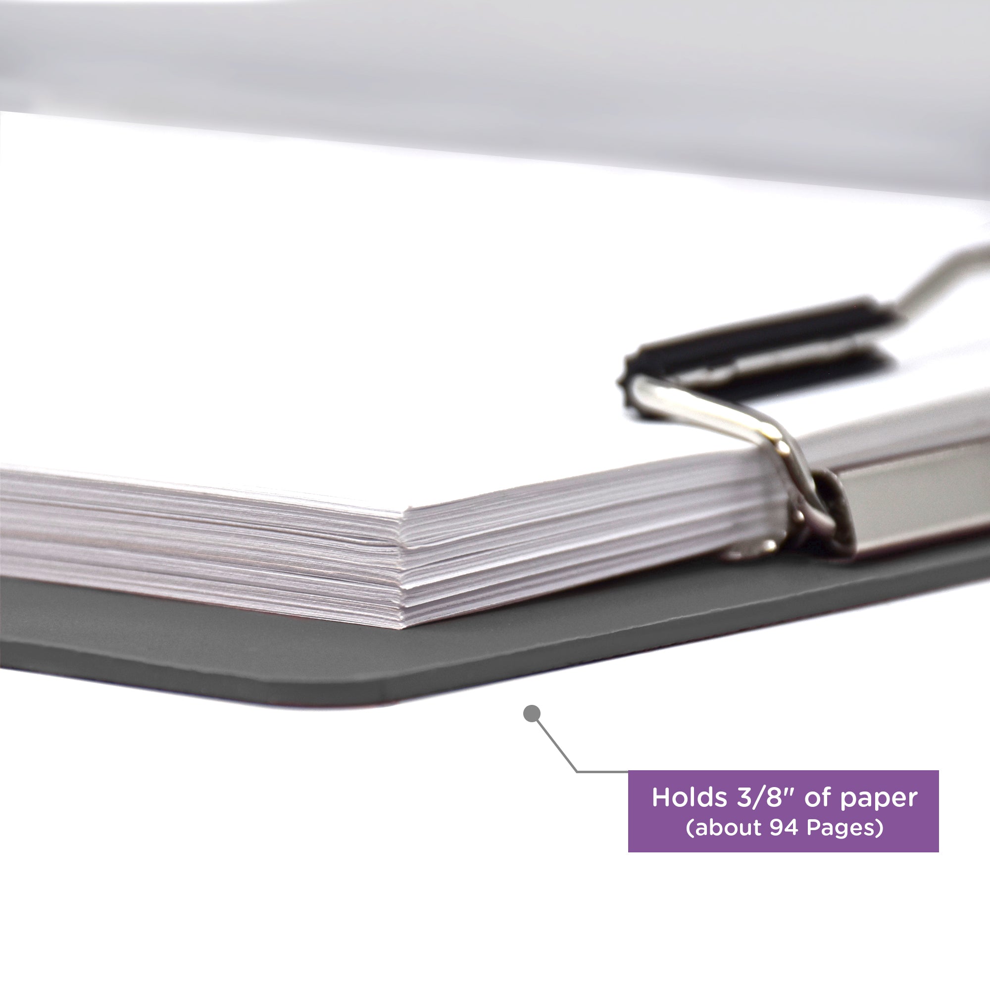 Custom Low-Profile Clipboard with Cover – Plastic
