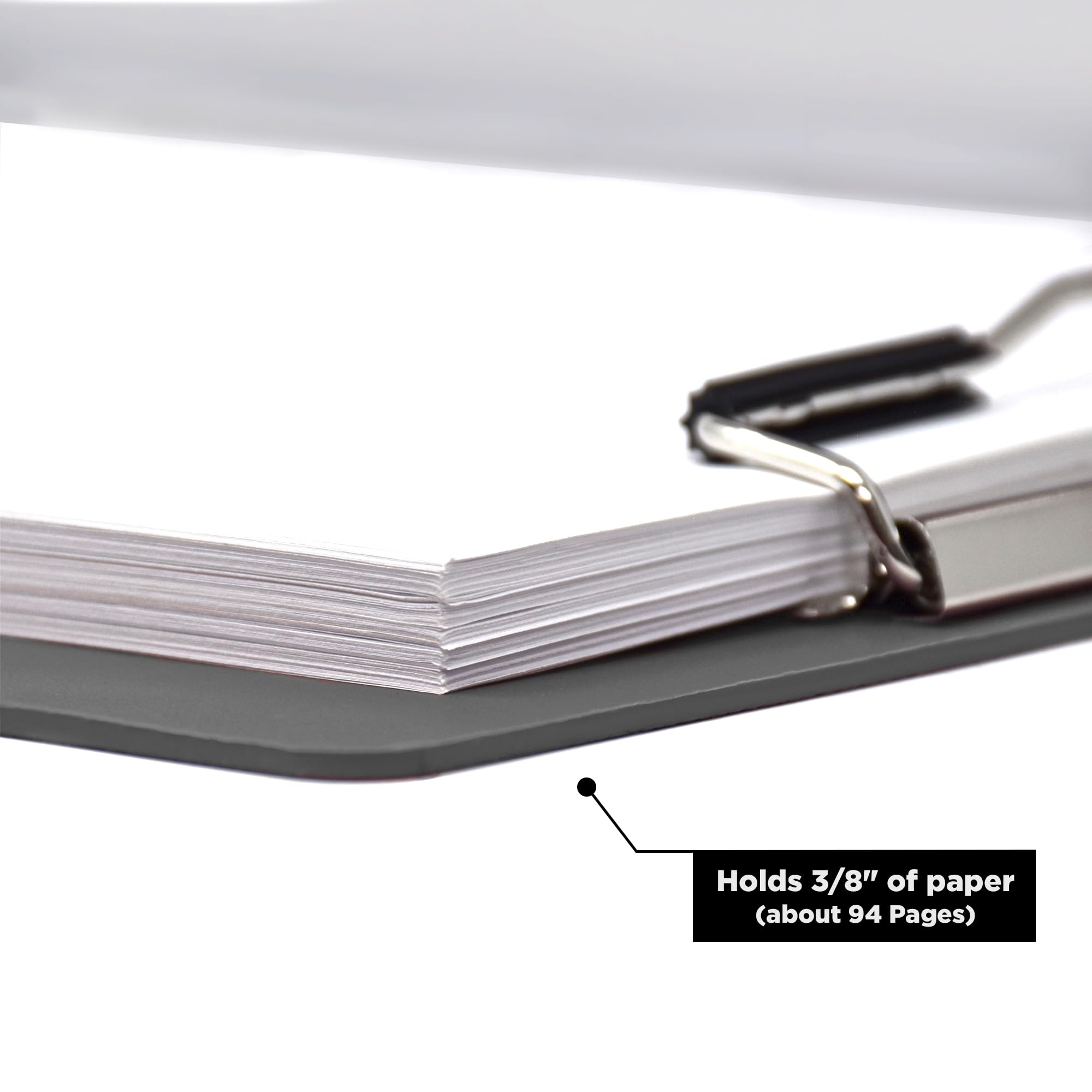 Heavy Duty Low-Profile Clipboard with Cover – Plastic