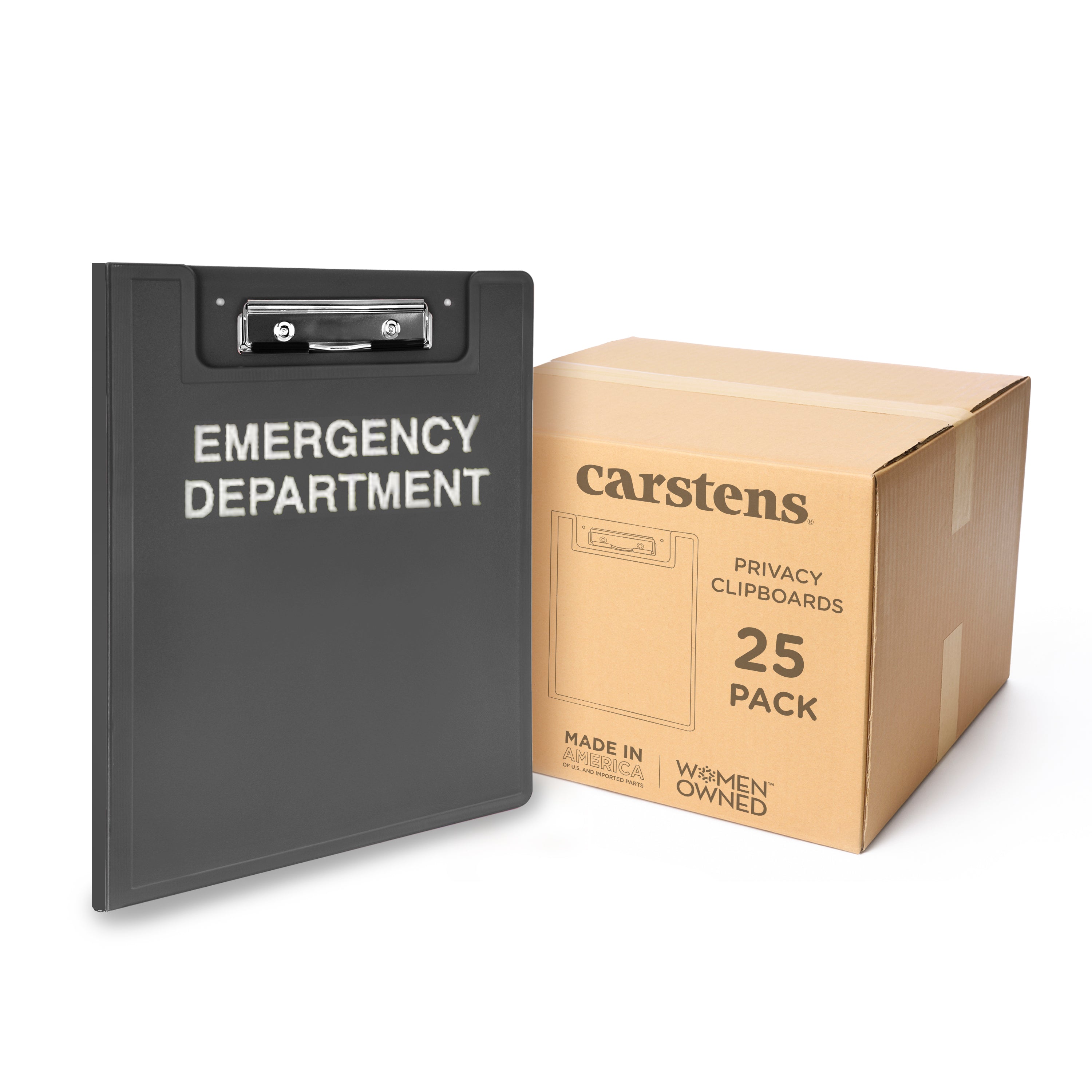 Heavy Duty Low-Profile Privacy Clipboard For Emergency Departments