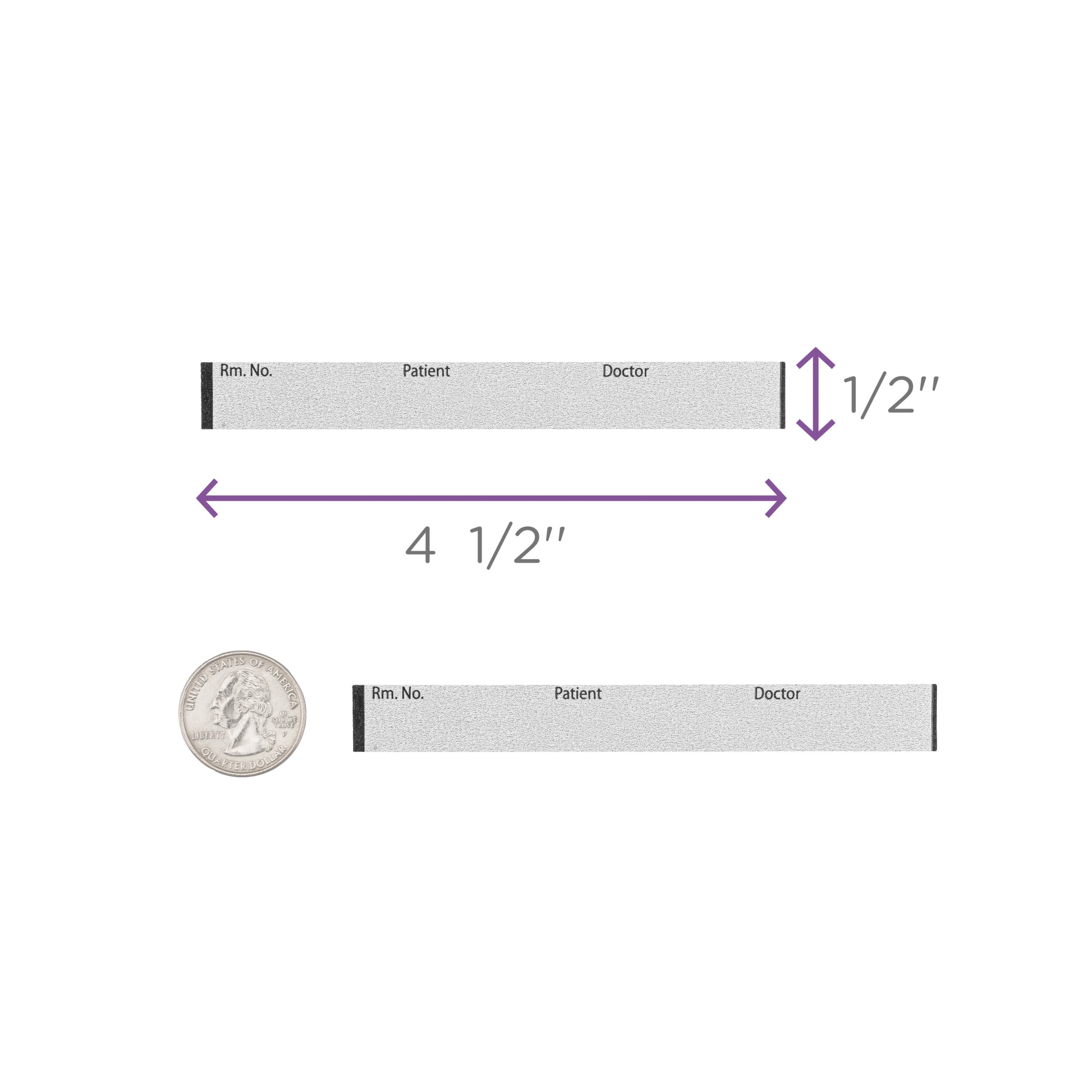 ID Labels for Metal Clipboard Chart Holders